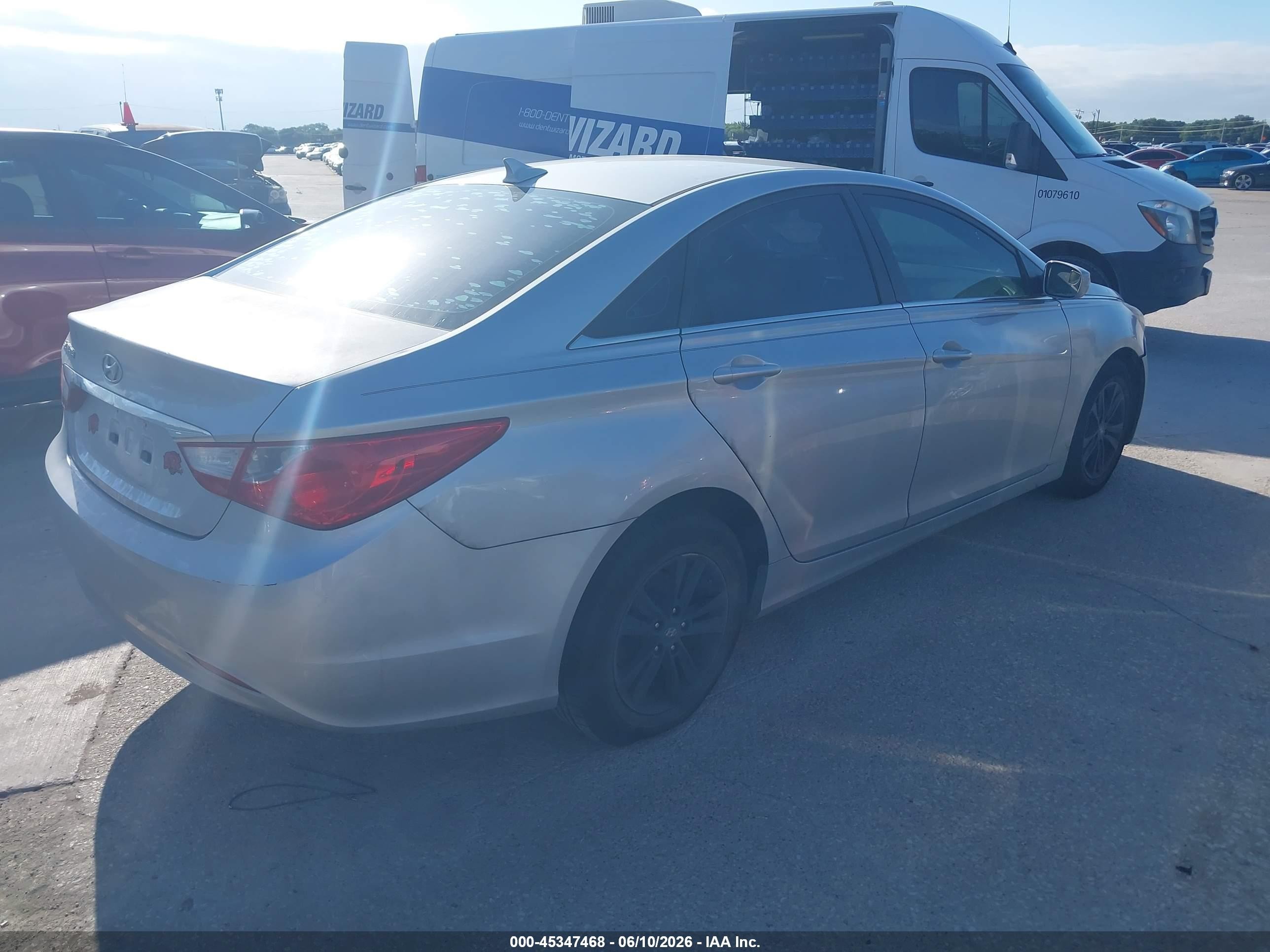 2011 Hyundai Sonata Gls Gray vin: 5NPEB4AC6BH257184
