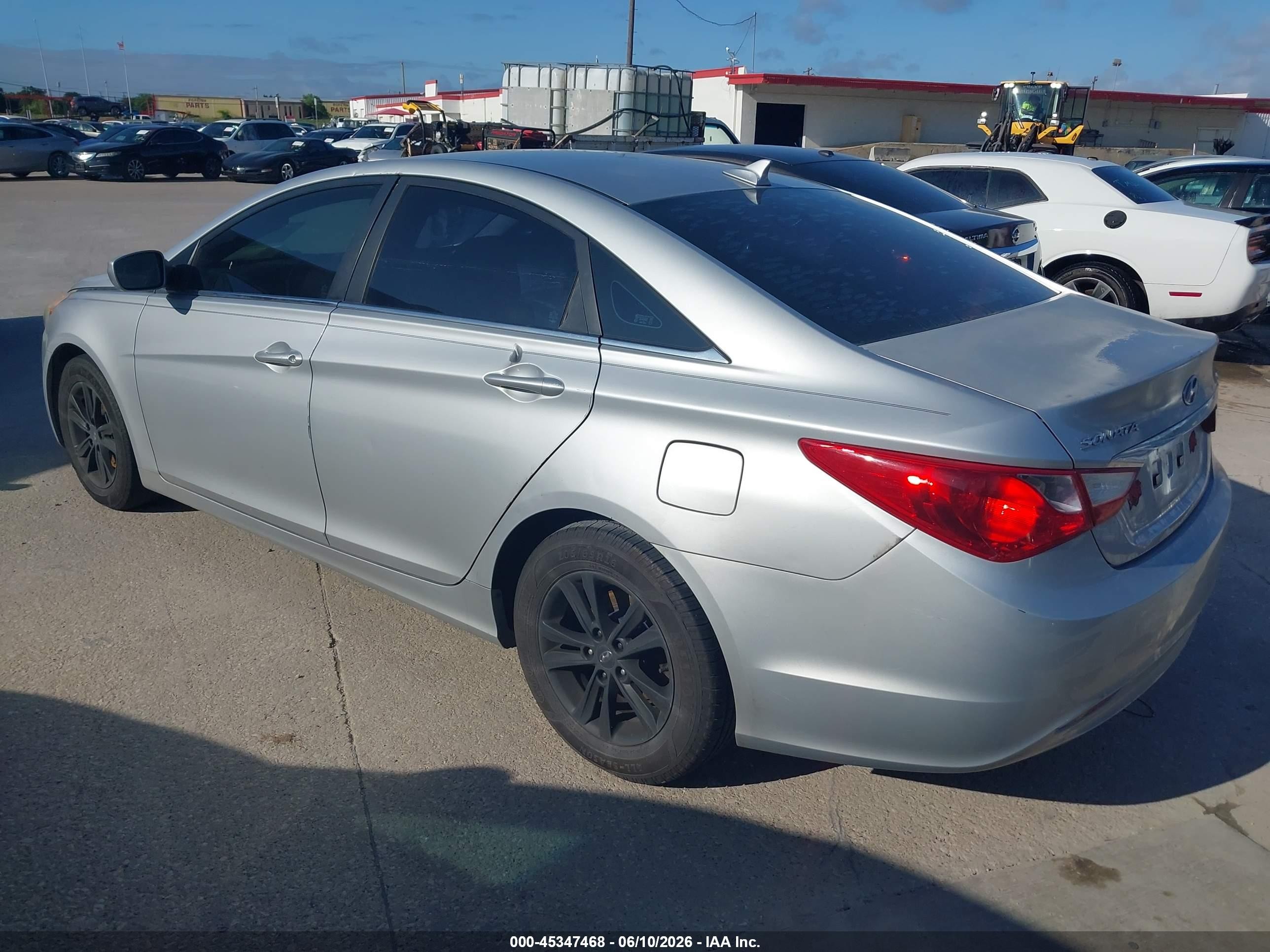 2011 Hyundai Sonata Gls Gray vin: 5NPEB4AC6BH257184