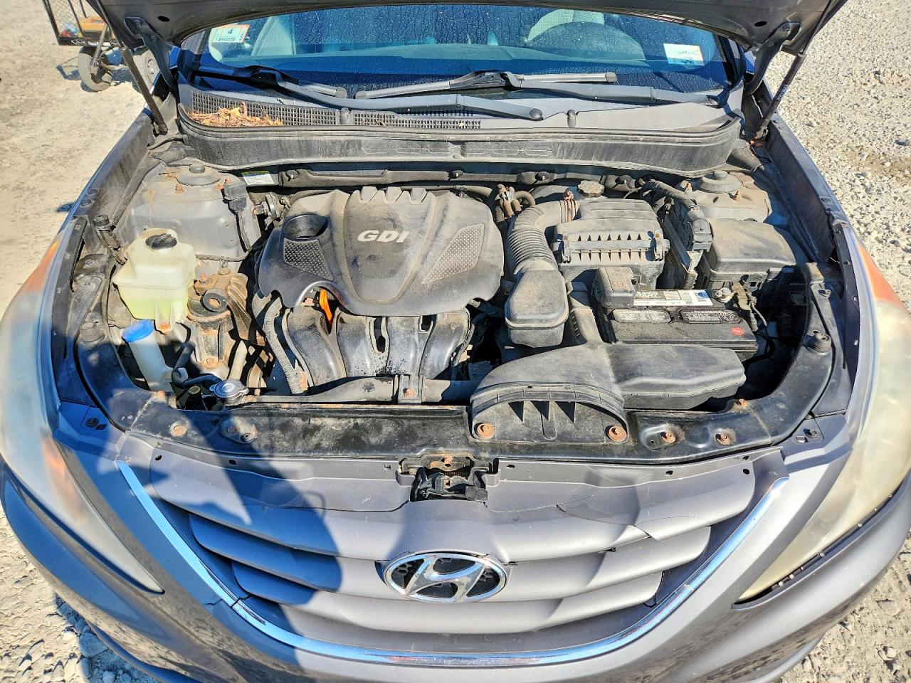 2011 Hyundai Sonata Gls Gray vin: 5NPEB4AC6BH277418