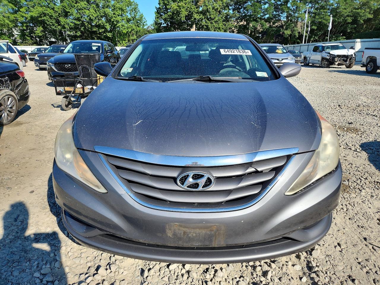 2011 Hyundai Sonata Gls Gray vin: 5NPEB4AC6BH277418