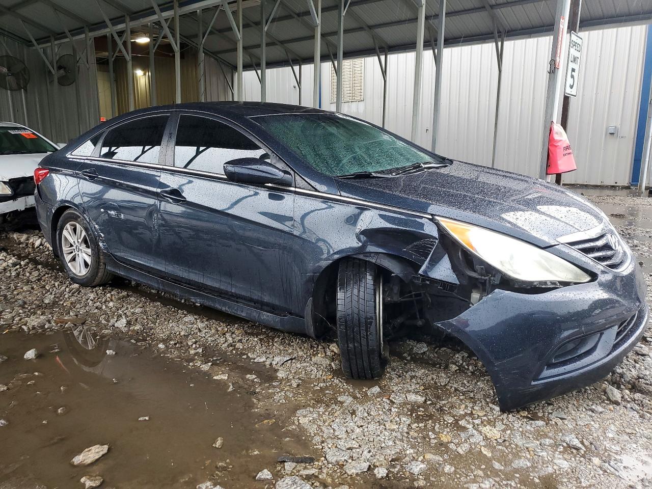 2011 Hyundai Sonata Gls Blue vin: 5NPEB4AC6BH278116