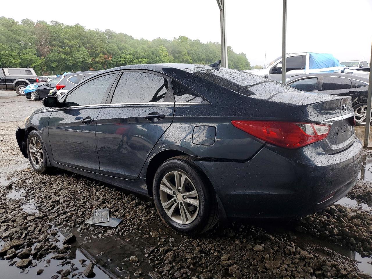 2011 Hyundai Sonata Gls Blue vin: 5NPEB4AC6BH278116