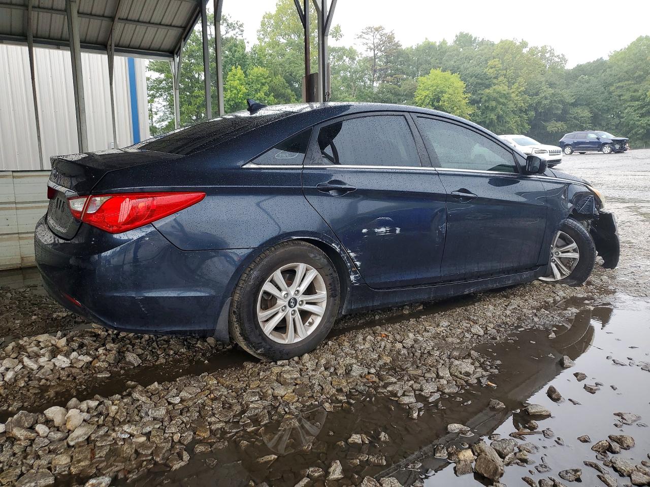 2011 Hyundai Sonata Gls Blue vin: 5NPEB4AC6BH278116
