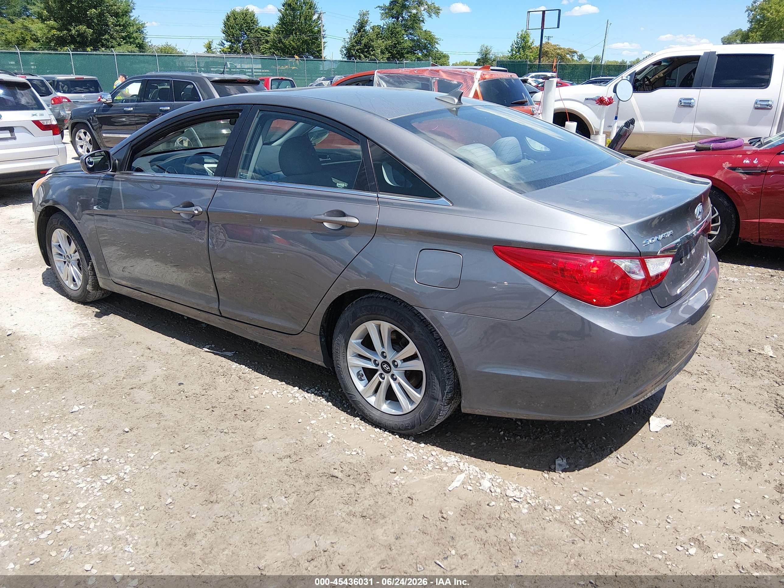 2011 Hyundai Sonata Gls Gray vin: 5NPEB4AC6BH280058