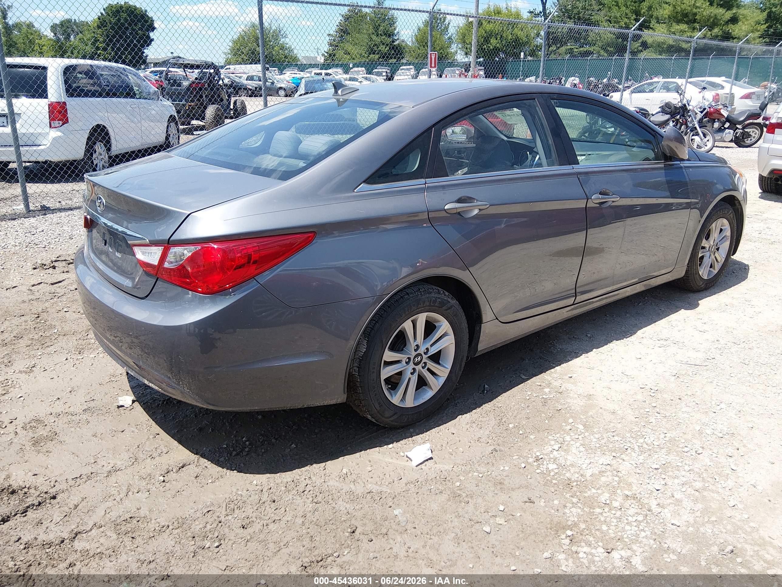 2011 Hyundai Sonata Gls Gray vin: 5NPEB4AC6BH280058