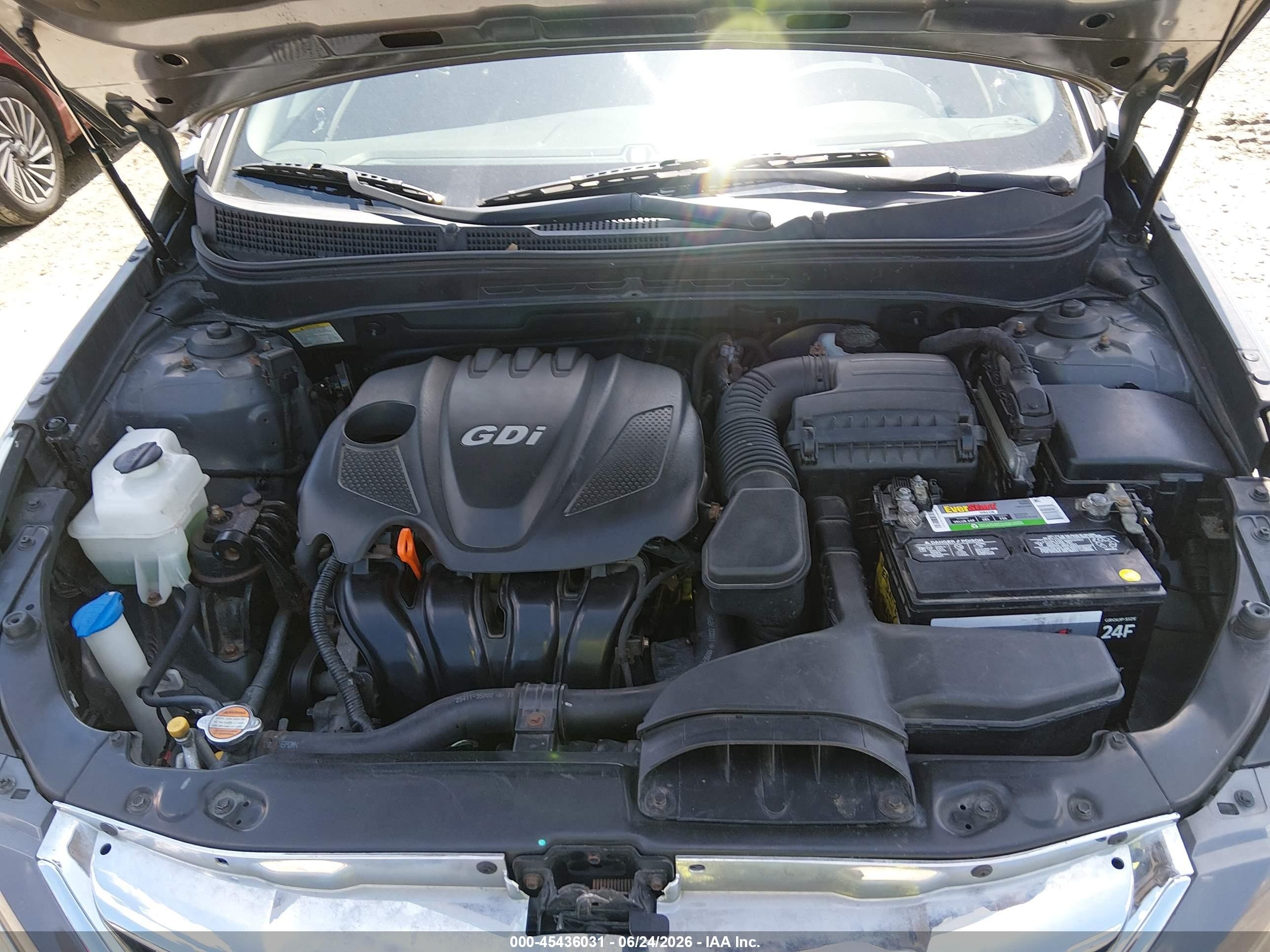 2011 Hyundai Sonata Gls Gray vin: 5NPEB4AC6BH280058