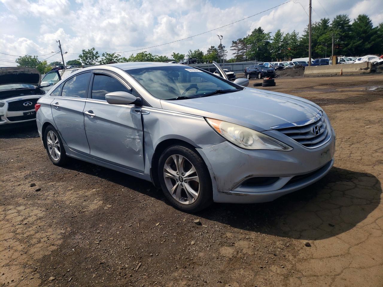 2011 Hyundai Sonata Gls Silver vin: 5NPEB4AC6BH286202