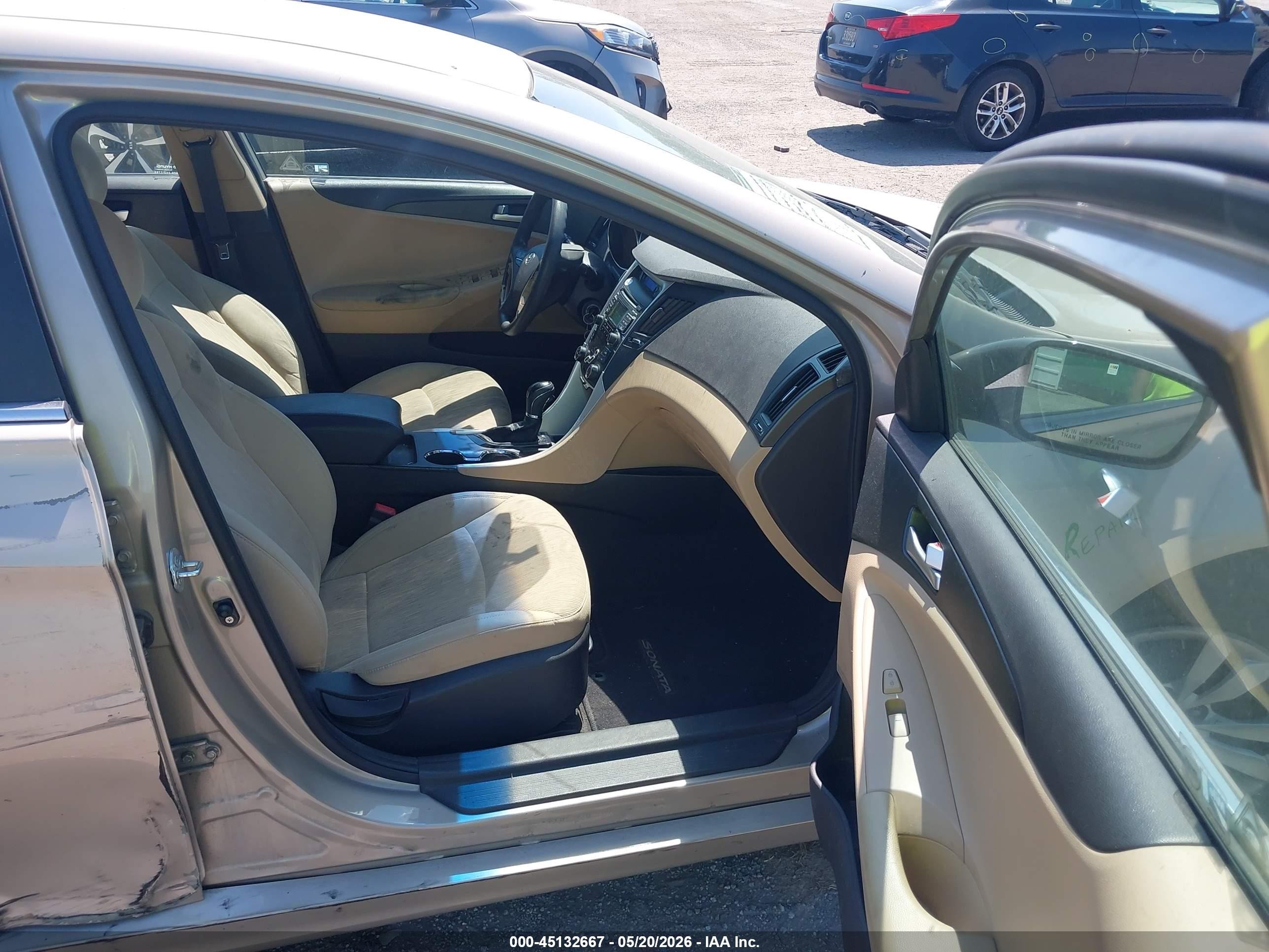 2011 Hyundai Sonata Gls Tan vin: 5NPEB4AC6BH292131