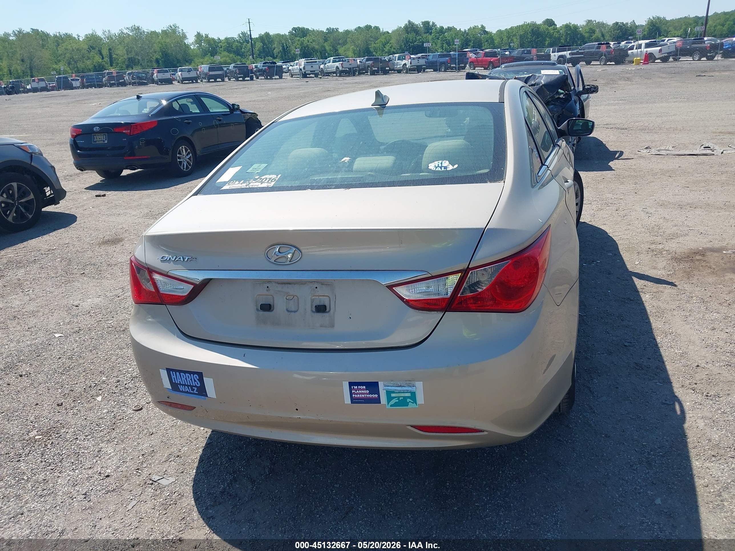 2011 Hyundai Sonata Gls Tan vin: 5NPEB4AC6BH292131