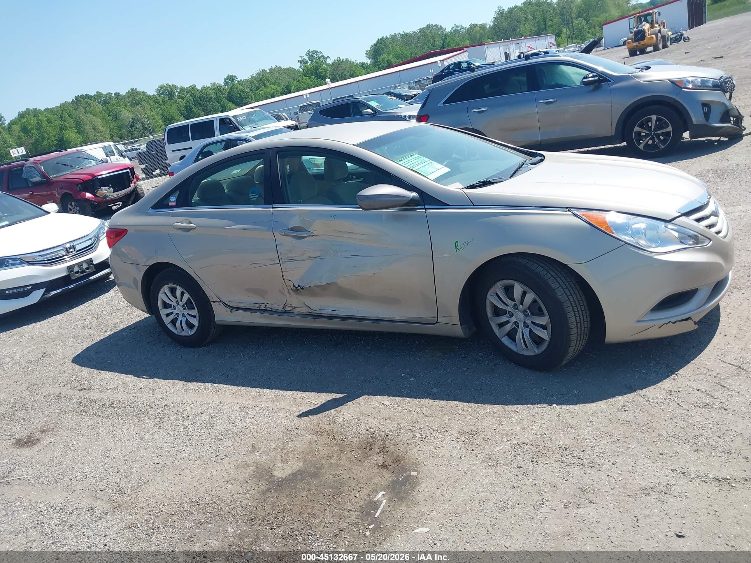 2011 Hyundai Sonata Gls Tan vin: 5NPEB4AC6BH292131