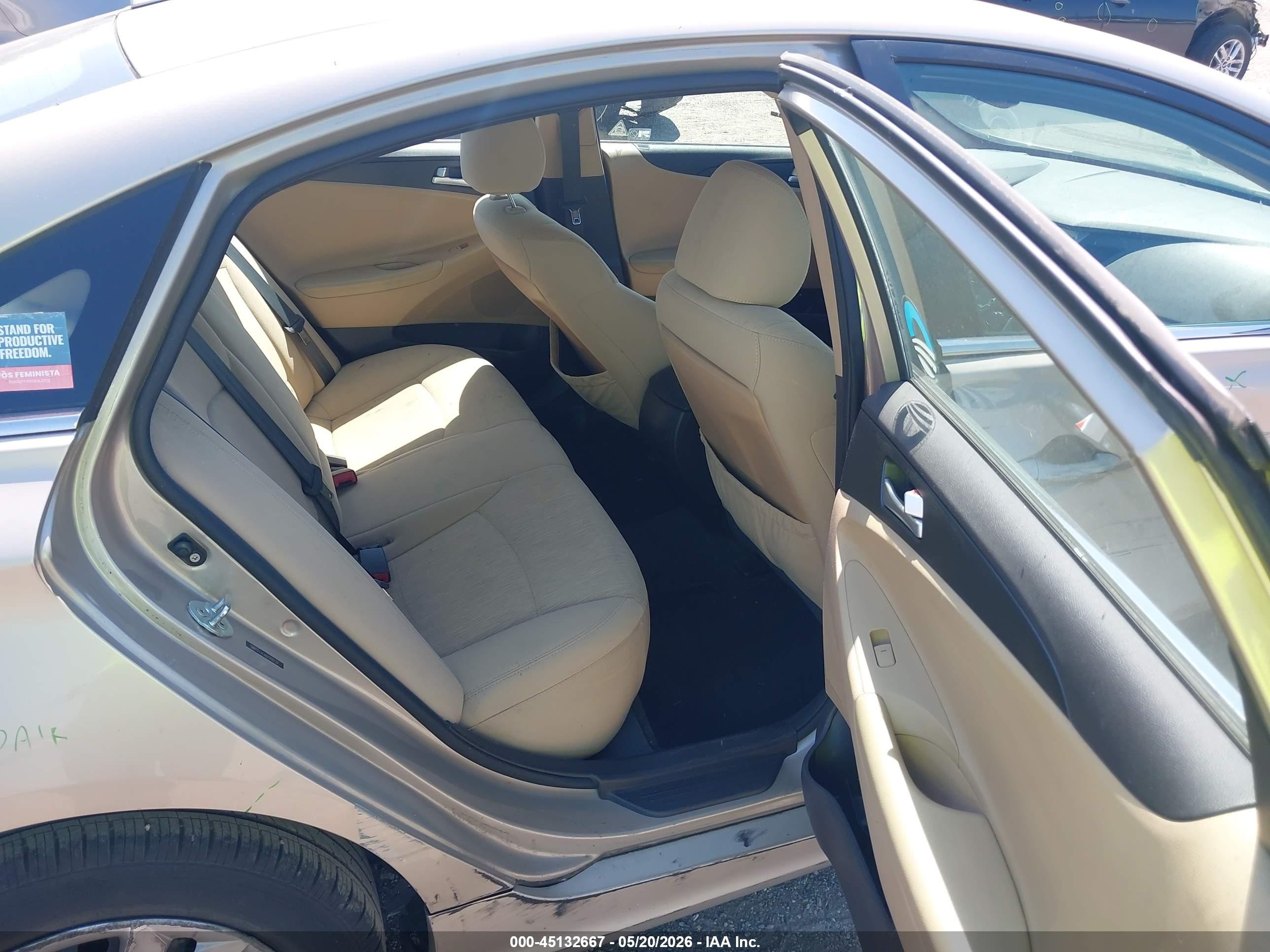 2011 Hyundai Sonata Gls Tan vin: 5NPEB4AC6BH292131