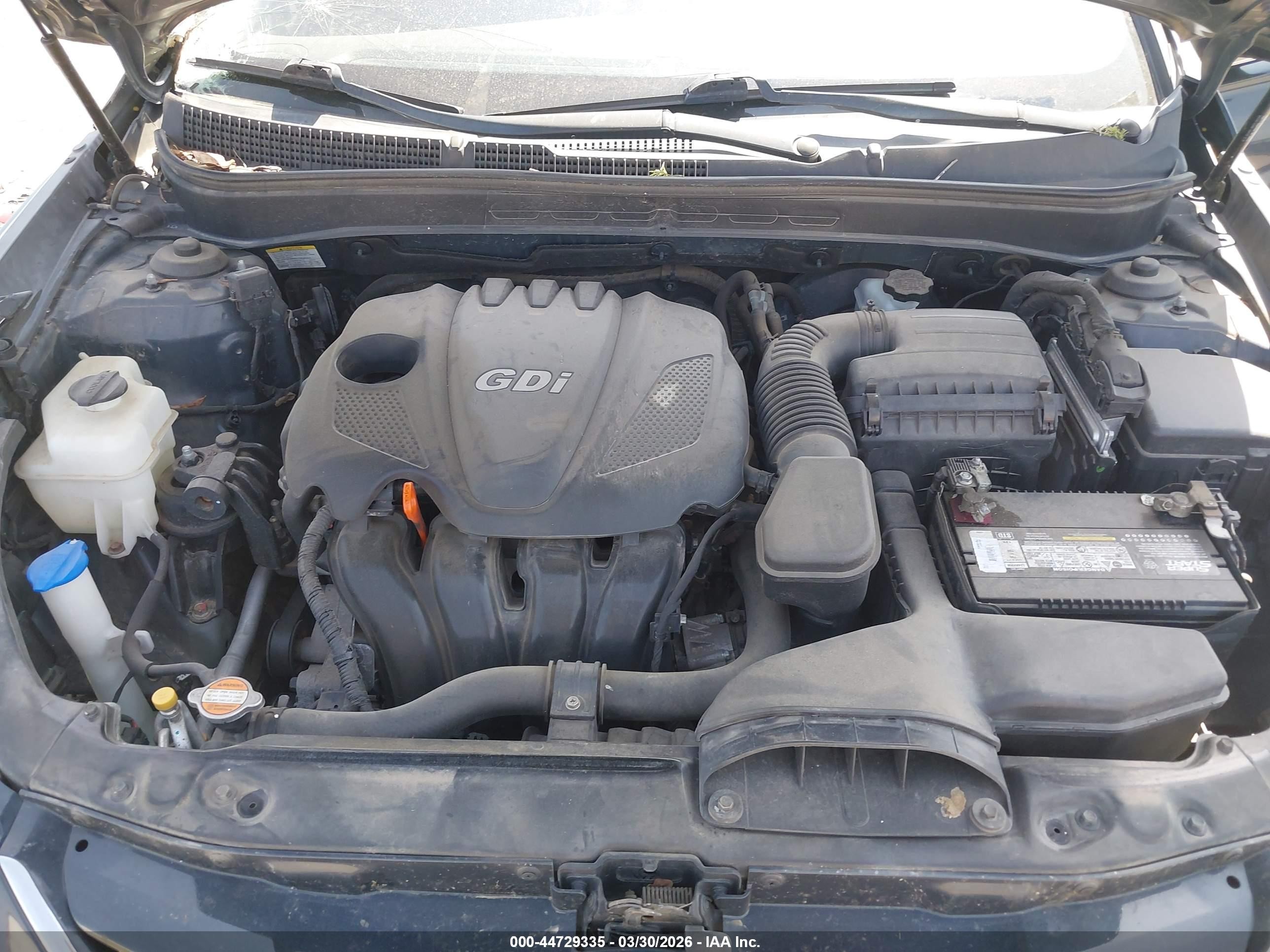 2012 Hyundai Sonata Gls Gray vin: 5NPEB4AC6CH311231