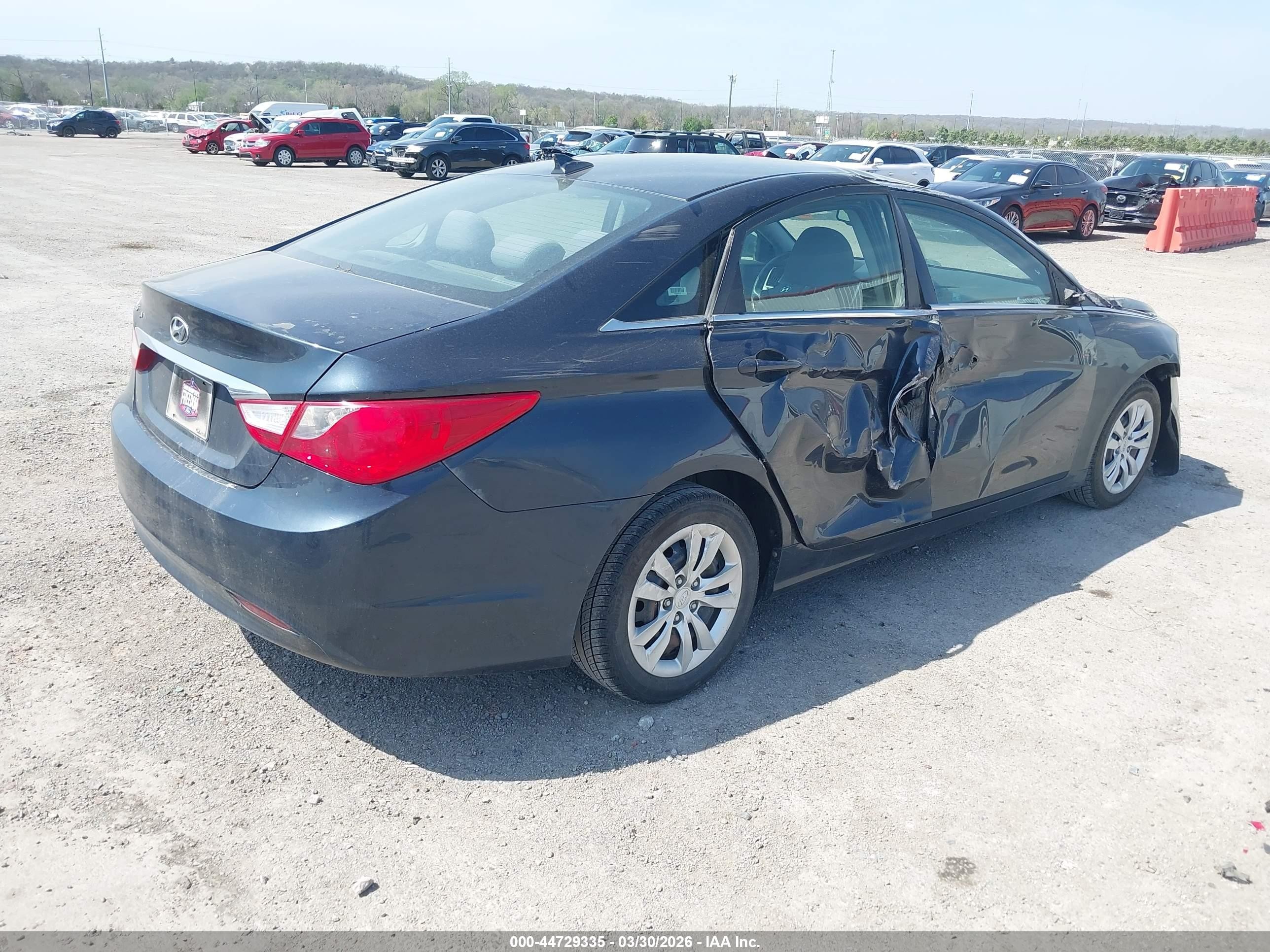 2012 Hyundai Sonata Gls Gray vin: 5NPEB4AC6CH311231