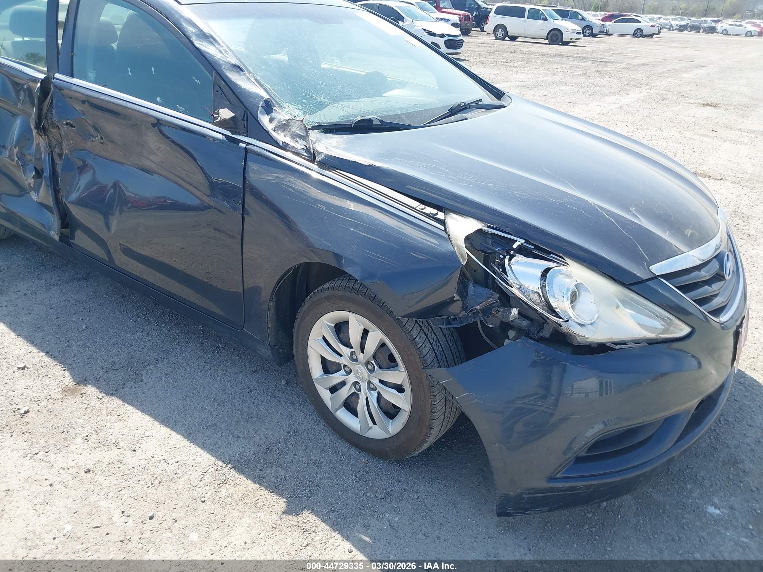 2012 Hyundai Sonata Gls Gray vin: 5NPEB4AC6CH311231
