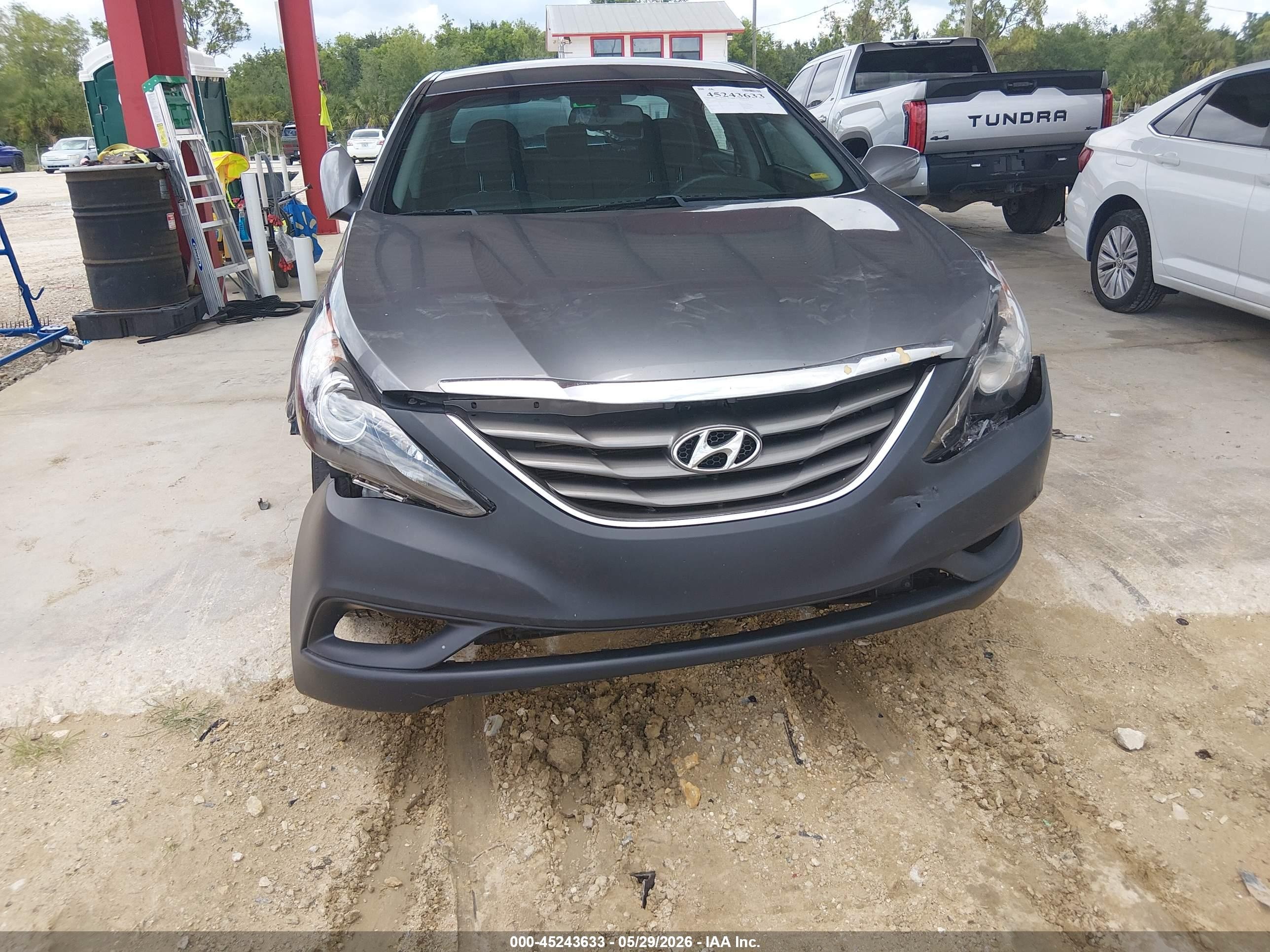 2012 Hyundai Sonata Gls Gray vin: 5NPEB4AC6CH318373
