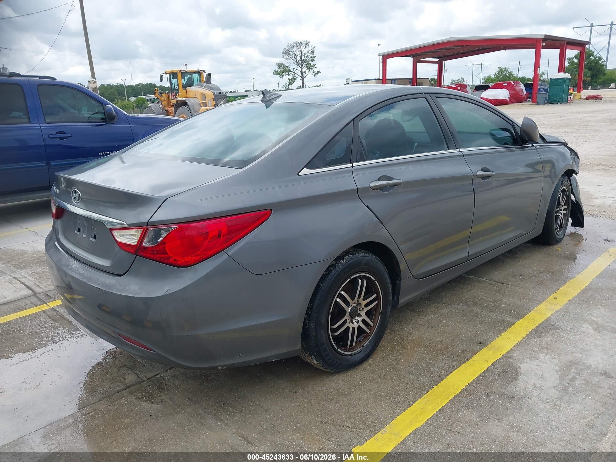 2012 Hyundai Sonata Gls Gray vin: 5NPEB4AC6CH318373
