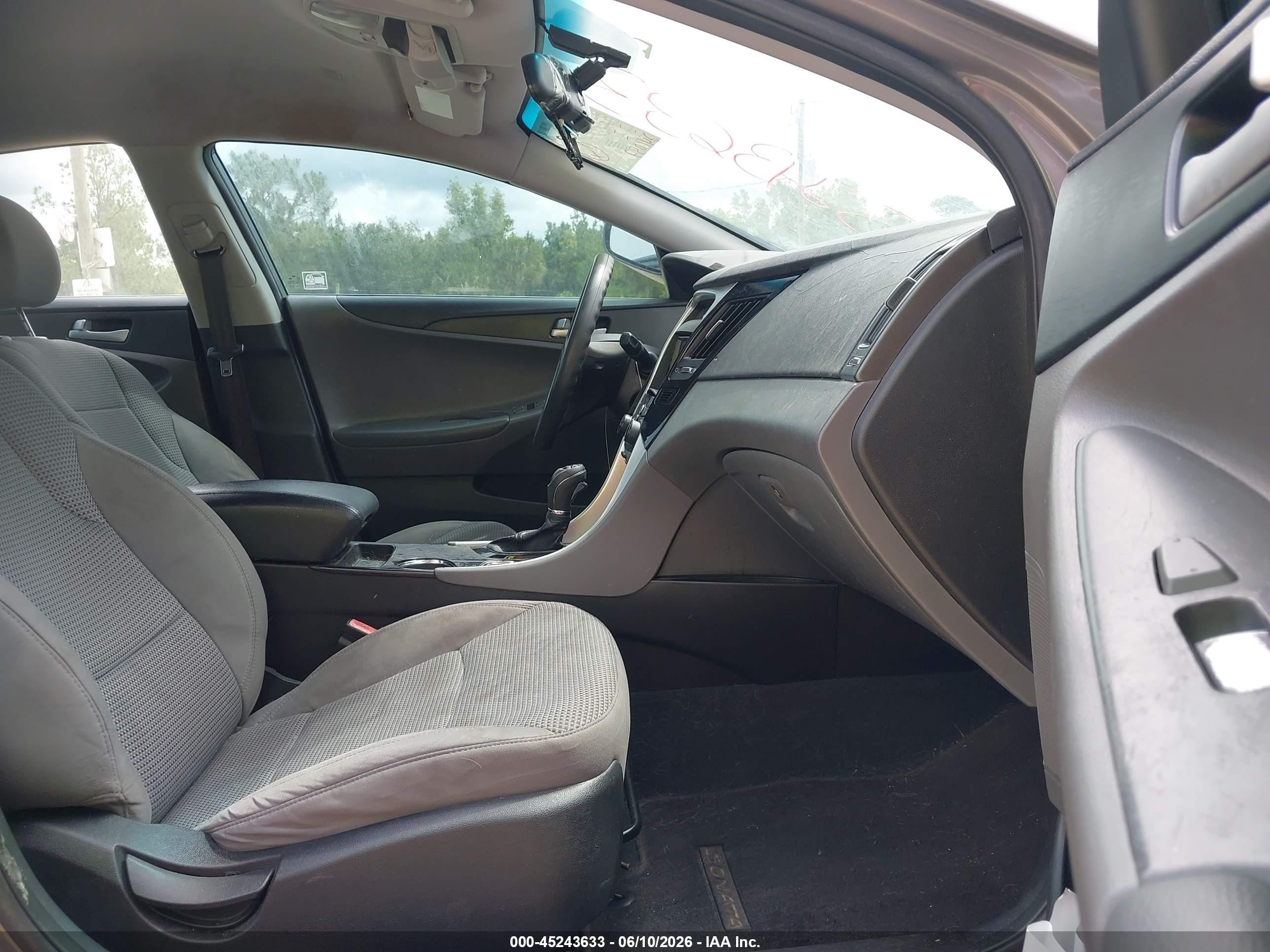 2012 Hyundai Sonata Gls Gray vin: 5NPEB4AC6CH318373