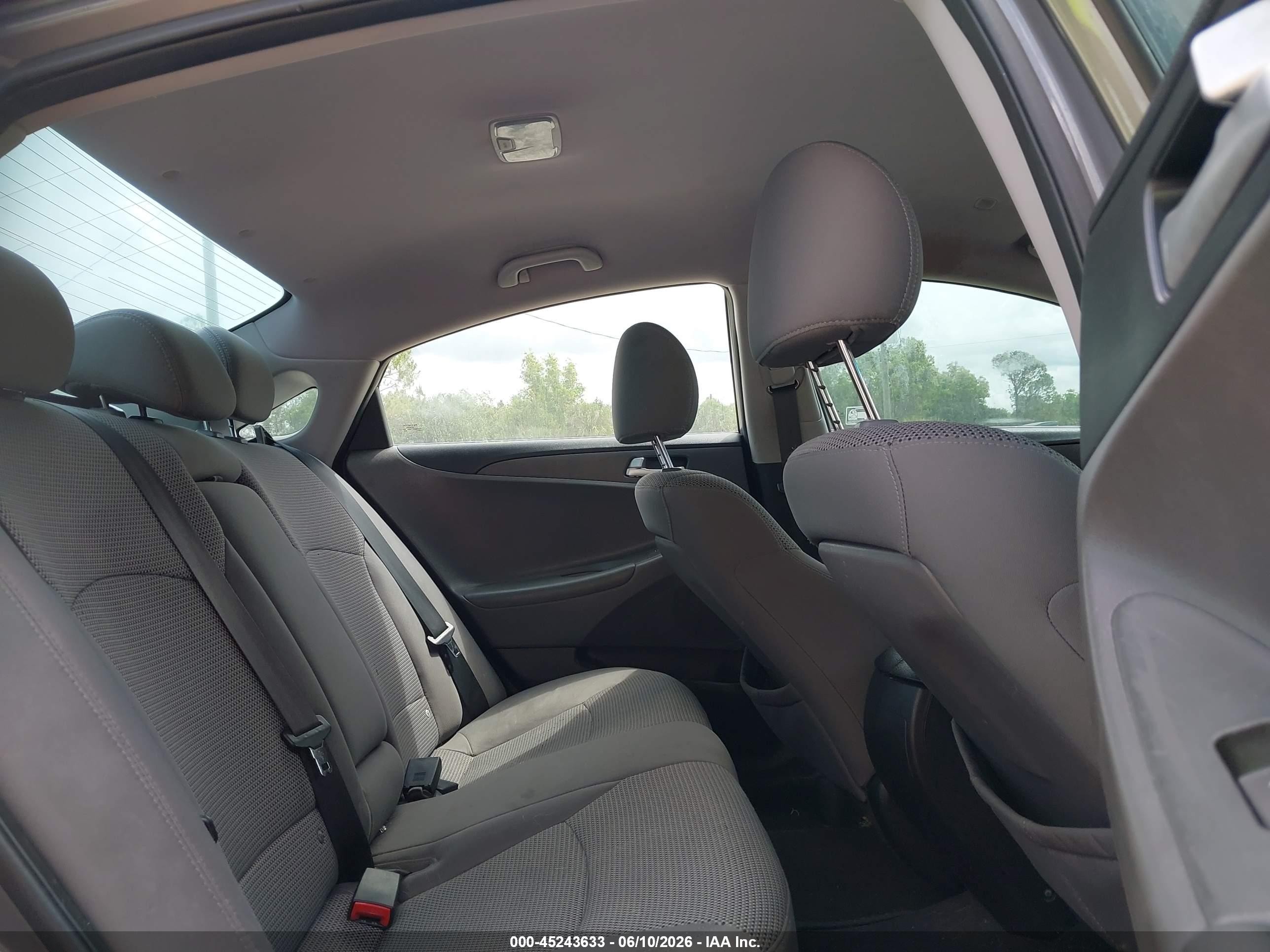 2012 Hyundai Sonata Gls Gray vin: 5NPEB4AC6CH318373