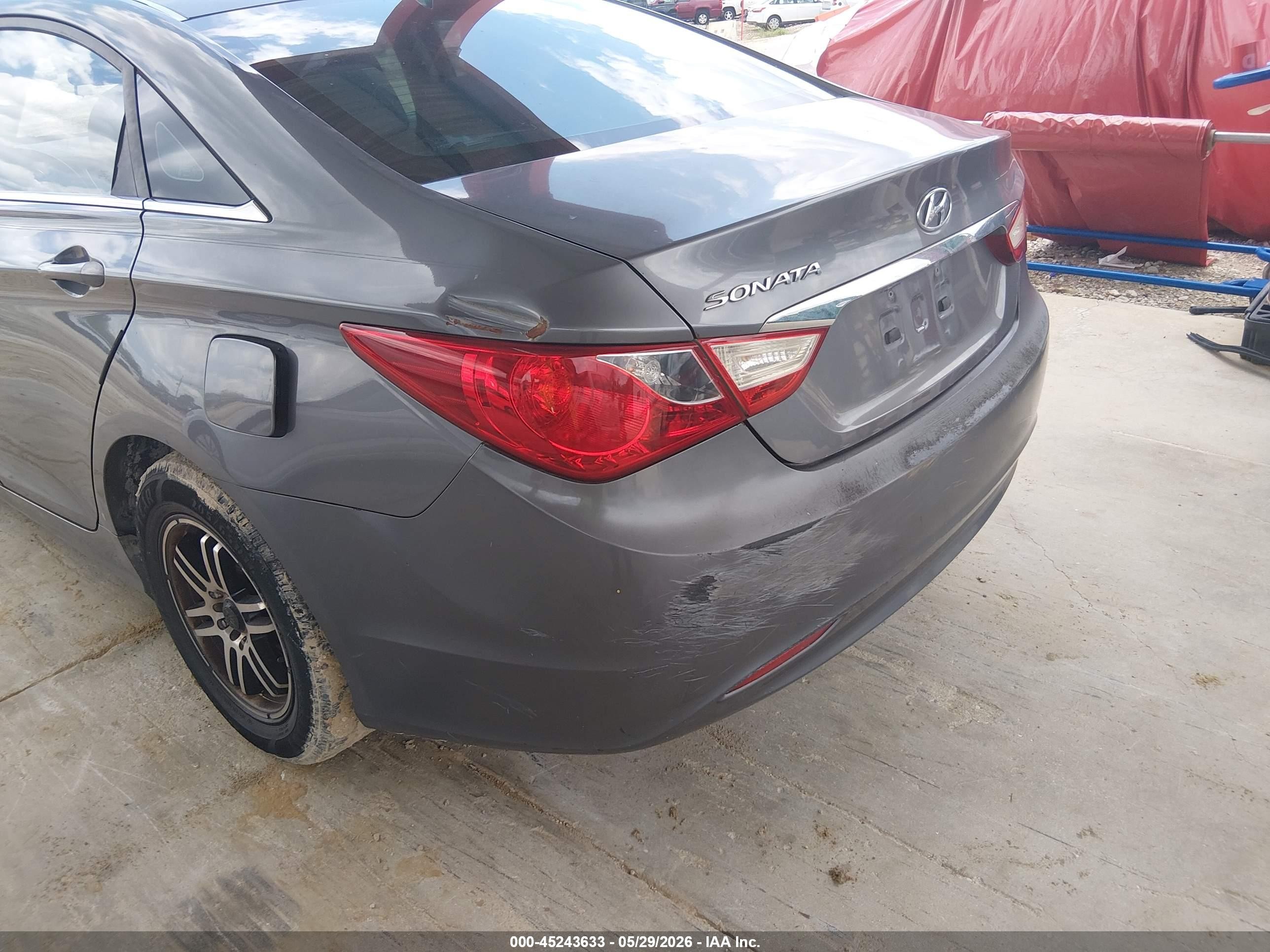 2012 Hyundai Sonata Gls Gray vin: 5NPEB4AC6CH318373