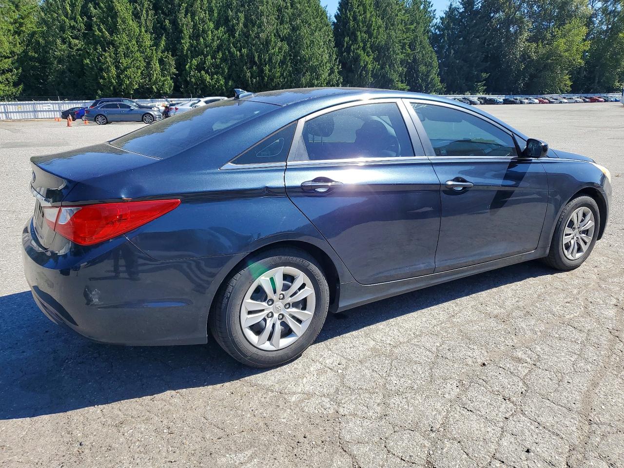 2012 Hyundai Sonata Gls Blue vin: 5NPEB4AC6CH334024