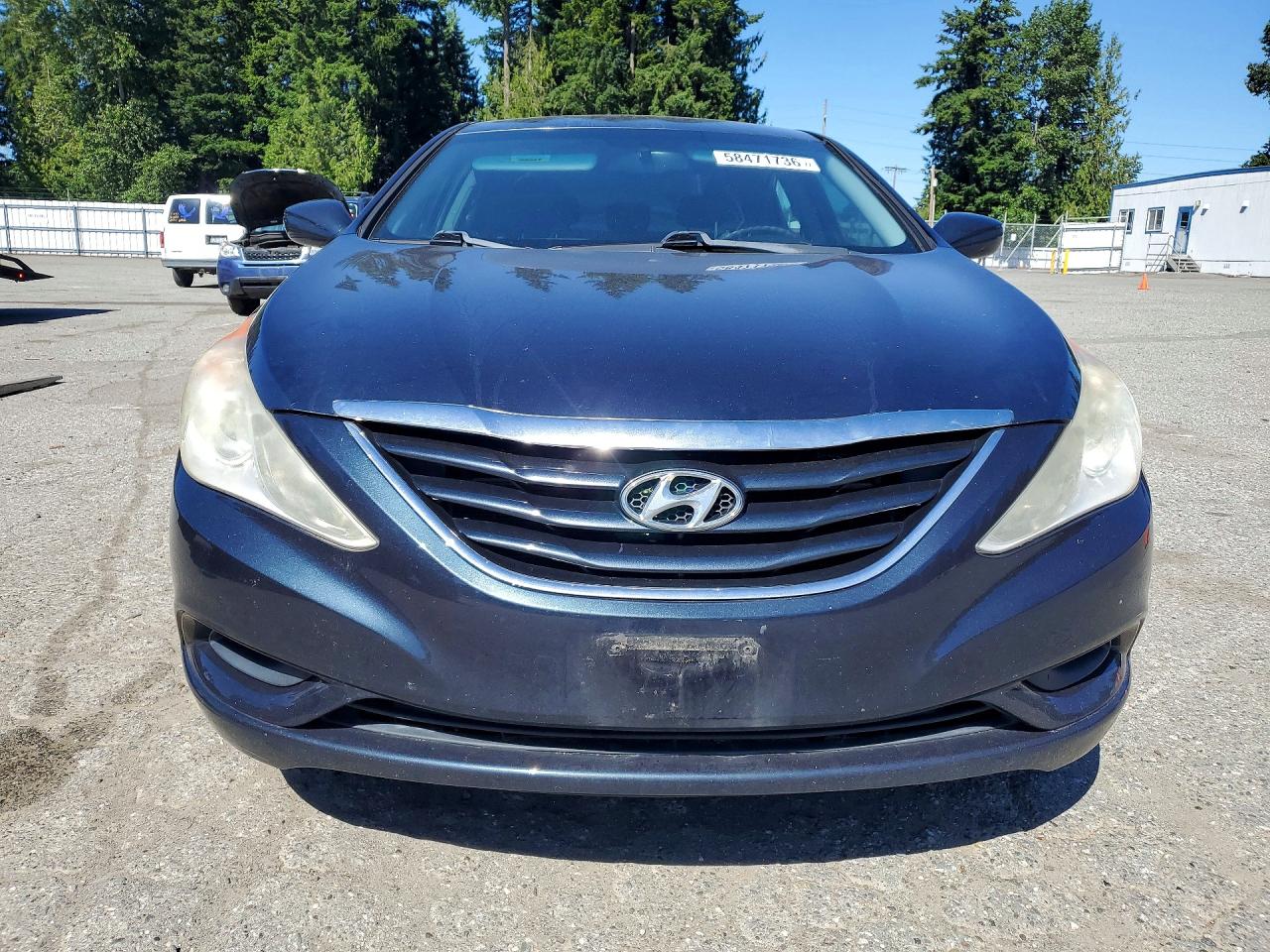 2012 Hyundai Sonata Gls Blue vin: 5NPEB4AC6CH334024