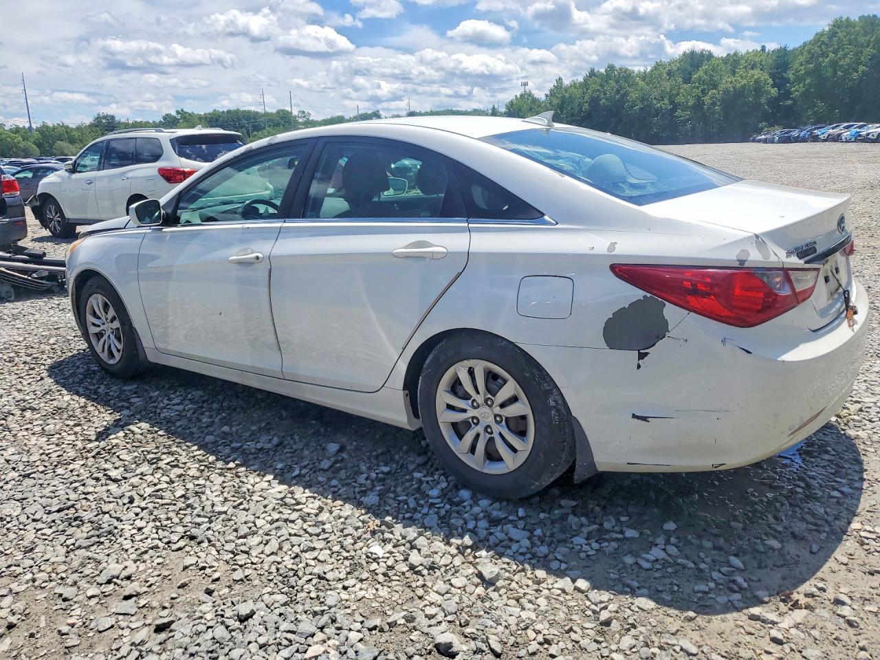 2012 Hyundai Sonata Gls White vin: 5NPEB4AC6CH341720