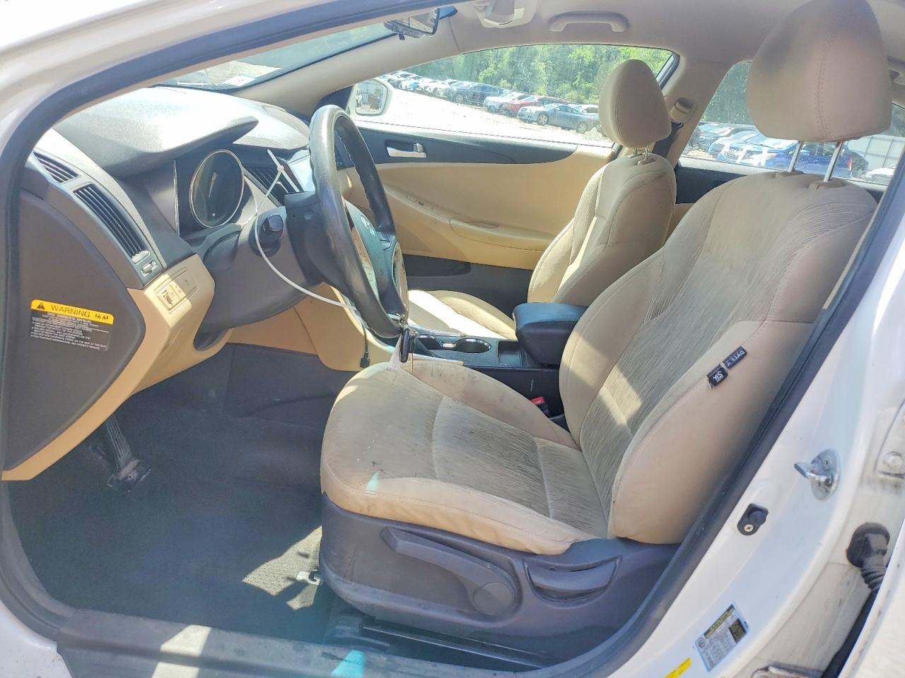 2012 Hyundai Sonata Gls White vin: 5NPEB4AC6CH341720