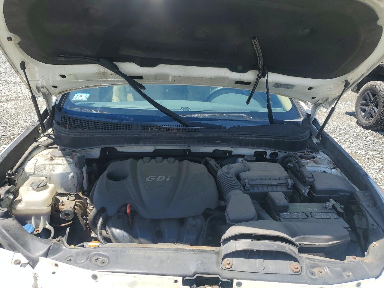 2012 Hyundai Sonata Gls White vin: 5NPEB4AC6CH341720