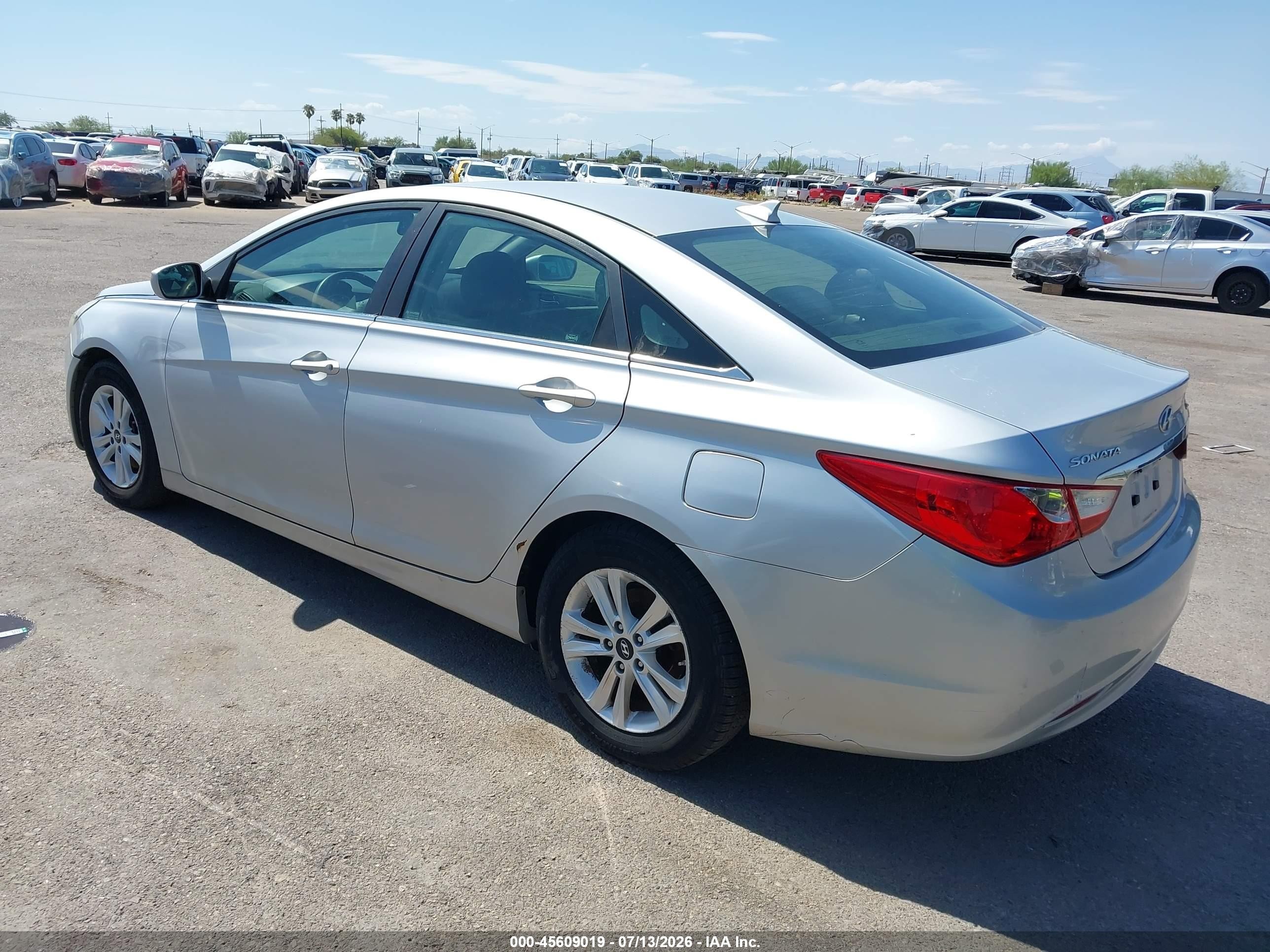 2012 Hyundai Sonata Gls Silver vin: 5NPEB4AC6CH344892