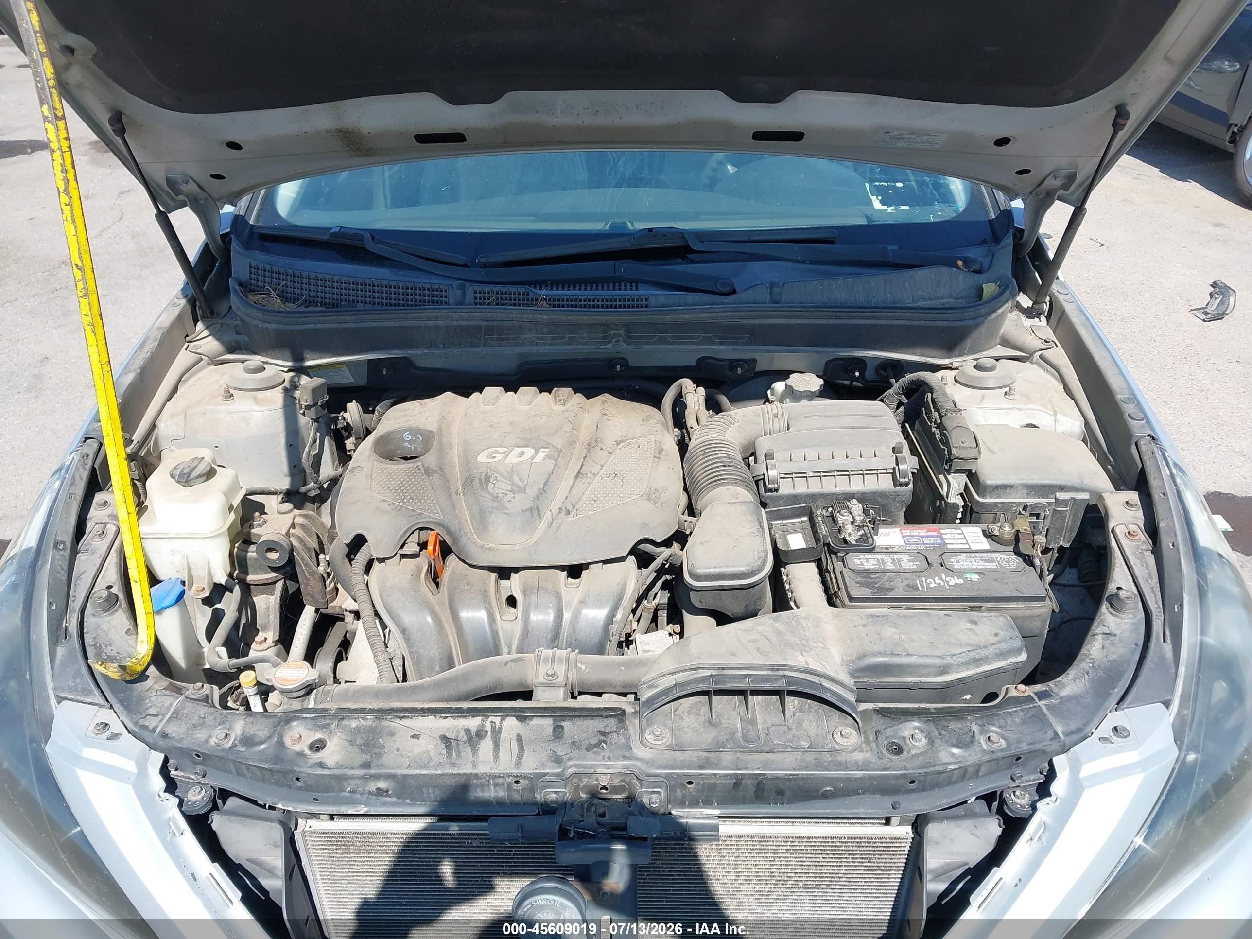 2012 Hyundai Sonata Gls Silver vin: 5NPEB4AC6CH344892