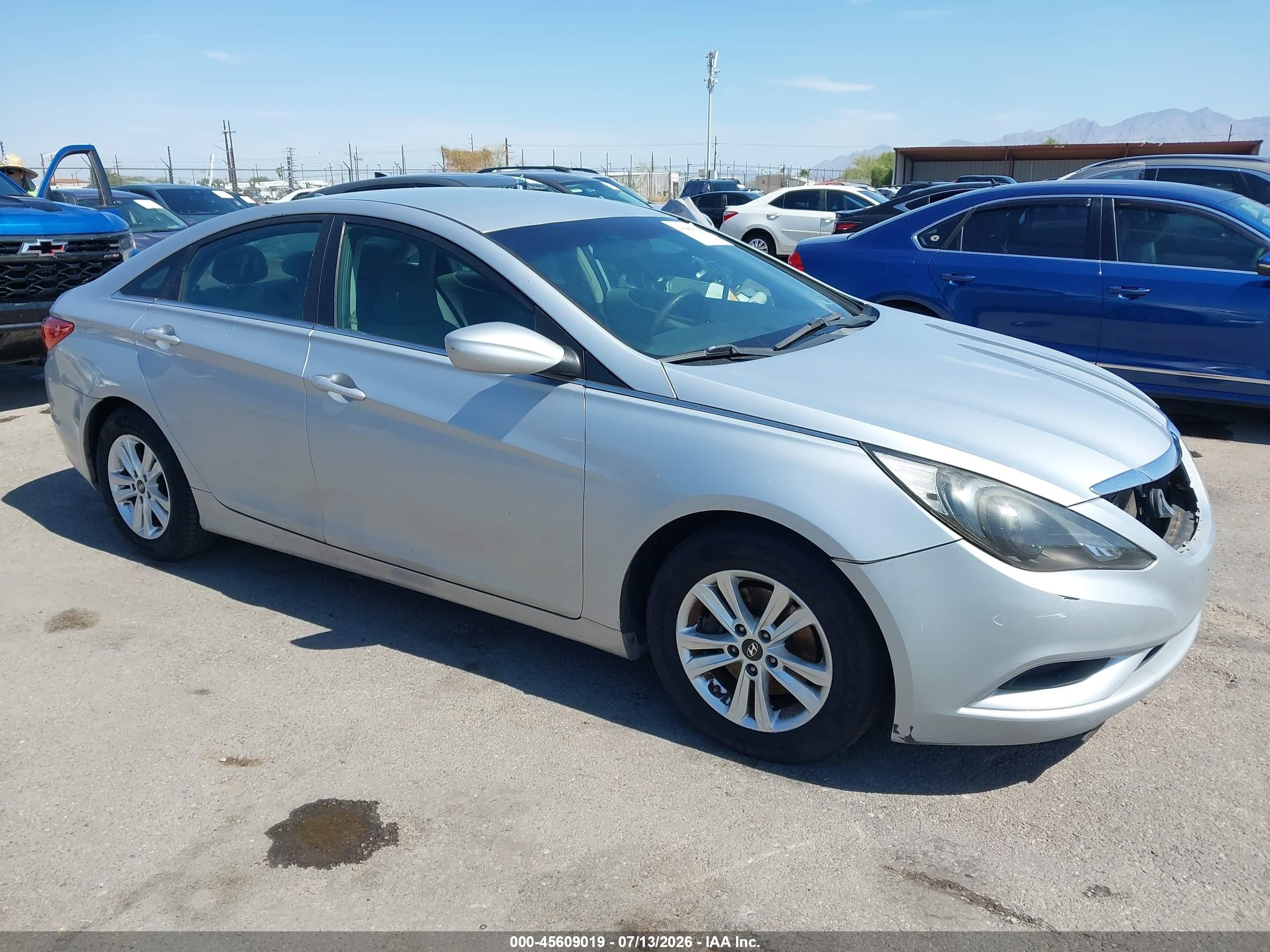 2012 Hyundai Sonata Gls Silver vin: 5NPEB4AC6CH344892