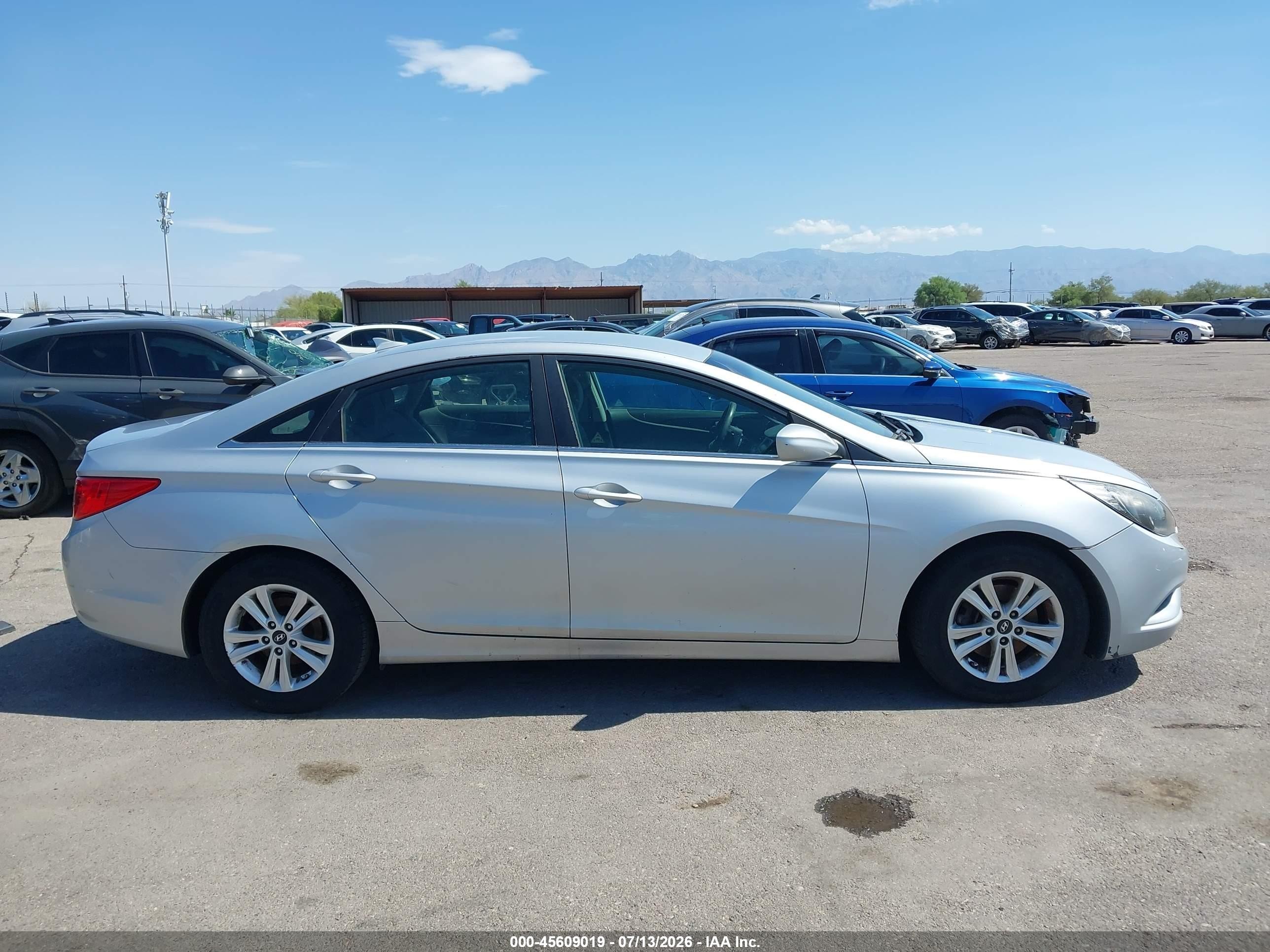 2012 Hyundai Sonata Gls Silver vin: 5NPEB4AC6CH344892