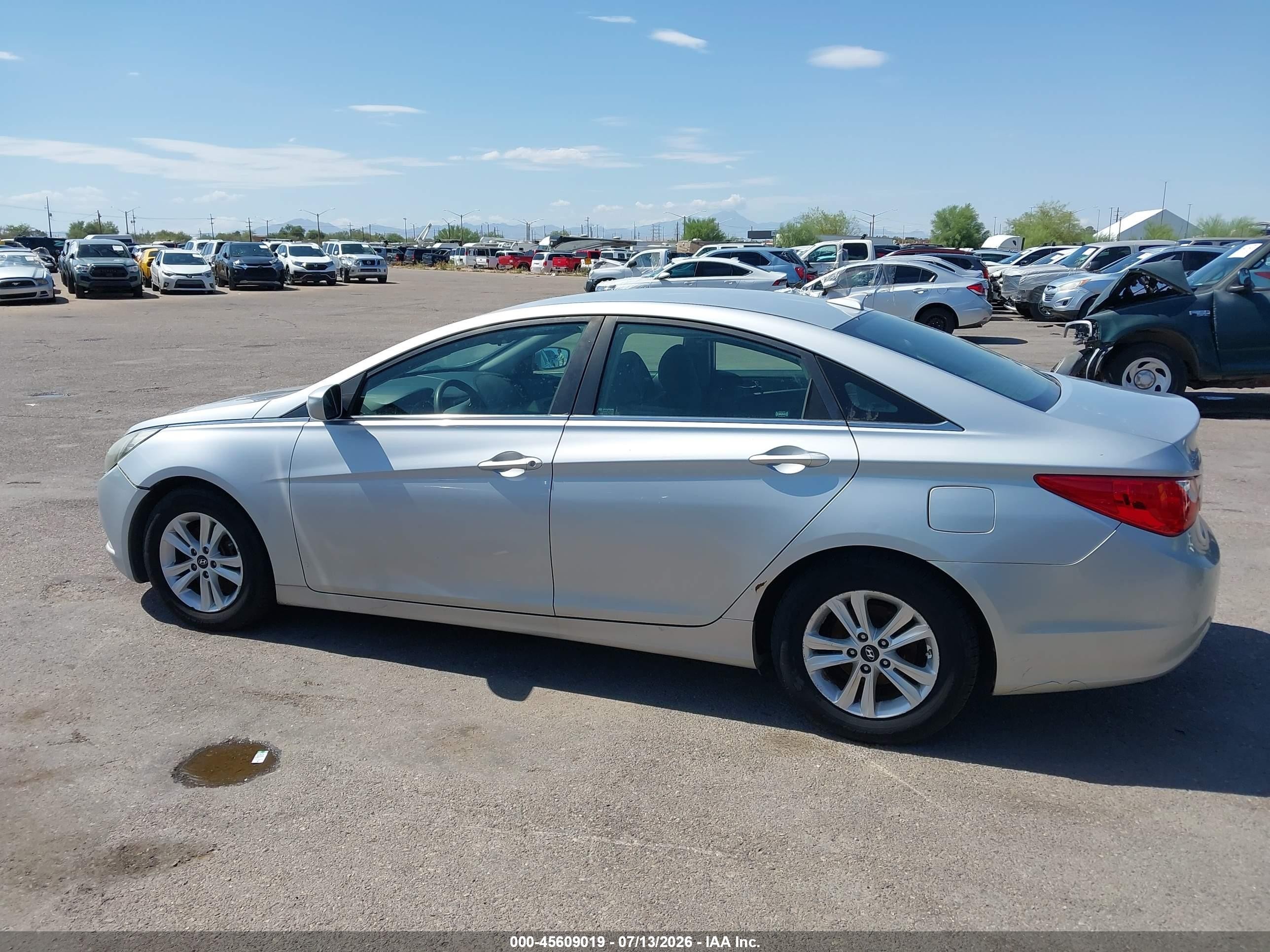 2012 Hyundai Sonata Gls Silver vin: 5NPEB4AC6CH344892