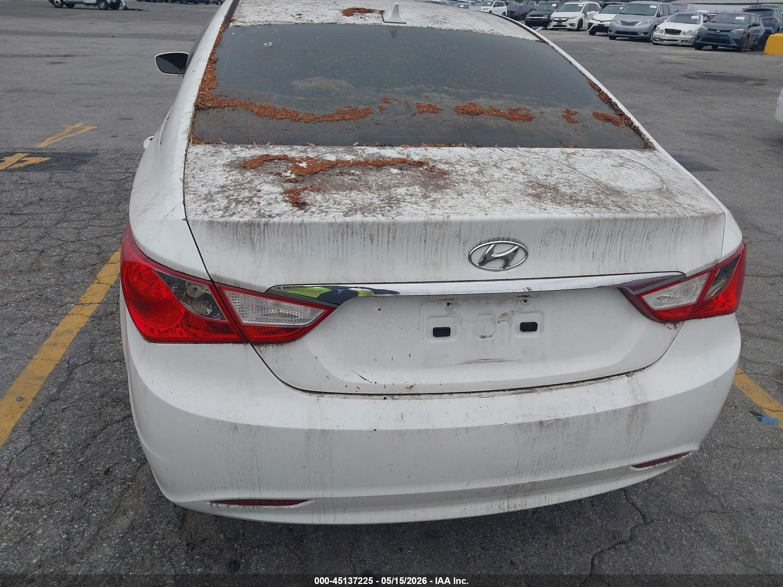 2012 Hyundai Sonata Gls White vin: 5NPEB4AC6CH375401