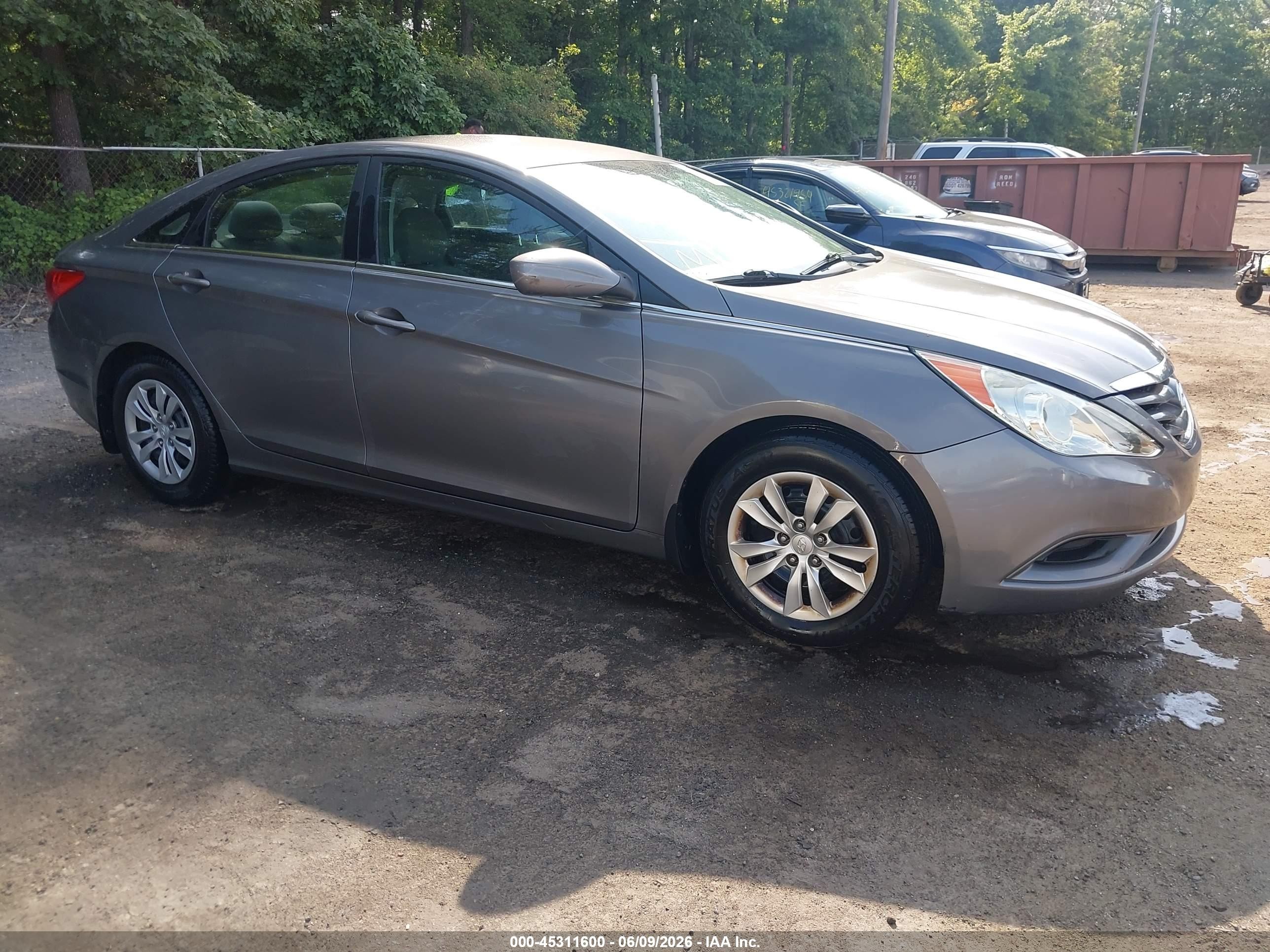 2012 Hyundai Sonata Gls Gray vin: 5NPEB4AC6CH375835