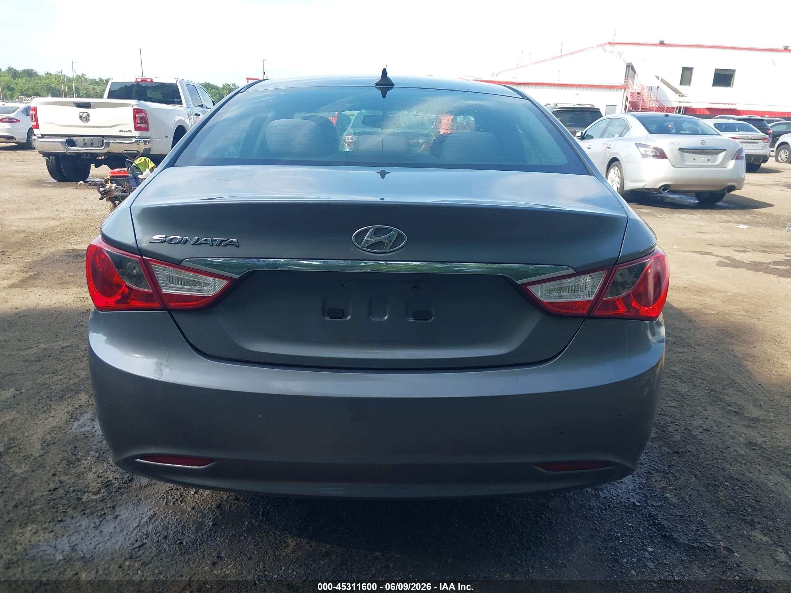 2012 Hyundai Sonata Gls Gray vin: 5NPEB4AC6CH375835