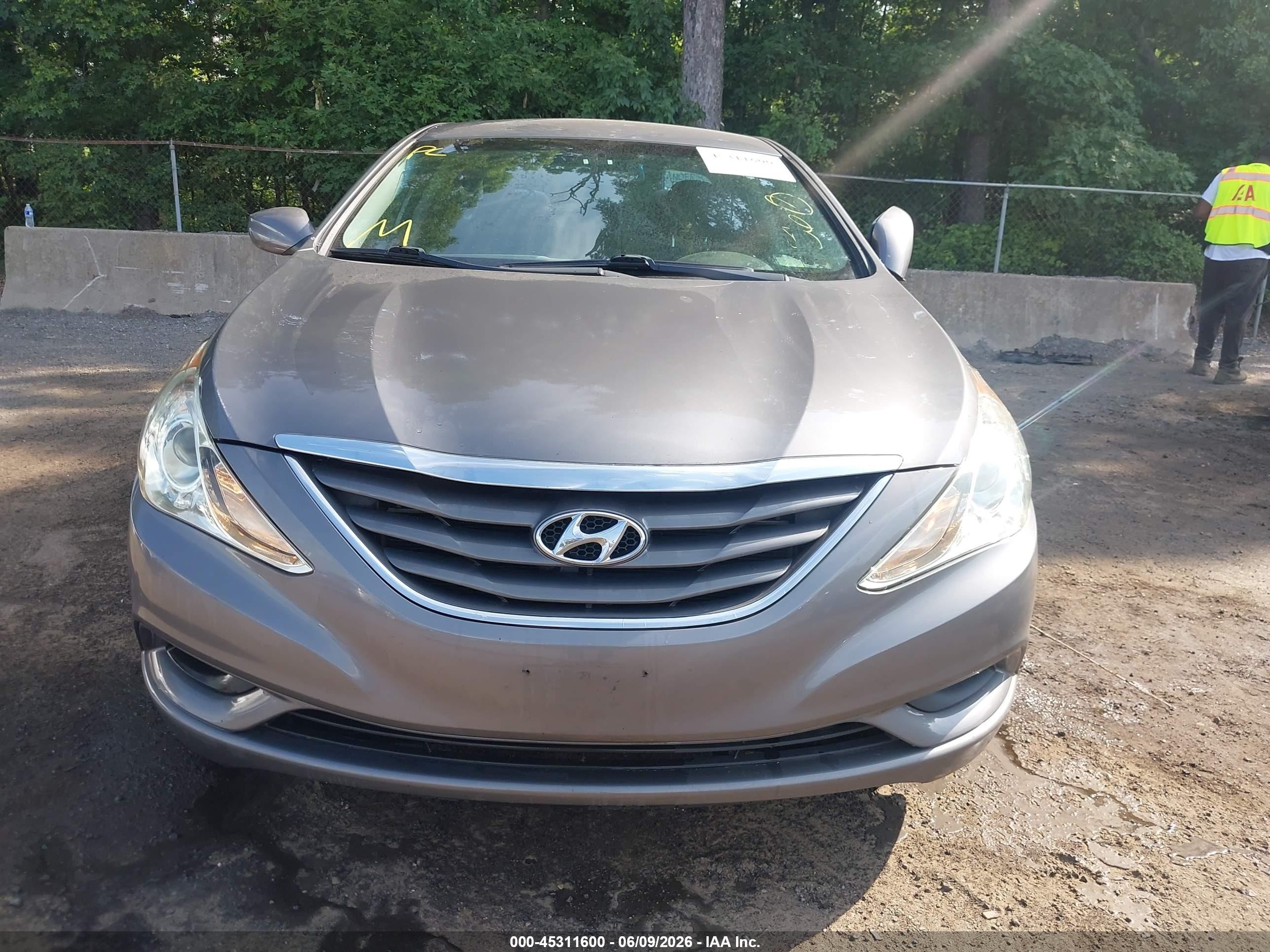 2012 Hyundai Sonata Gls Gray vin: 5NPEB4AC6CH375835