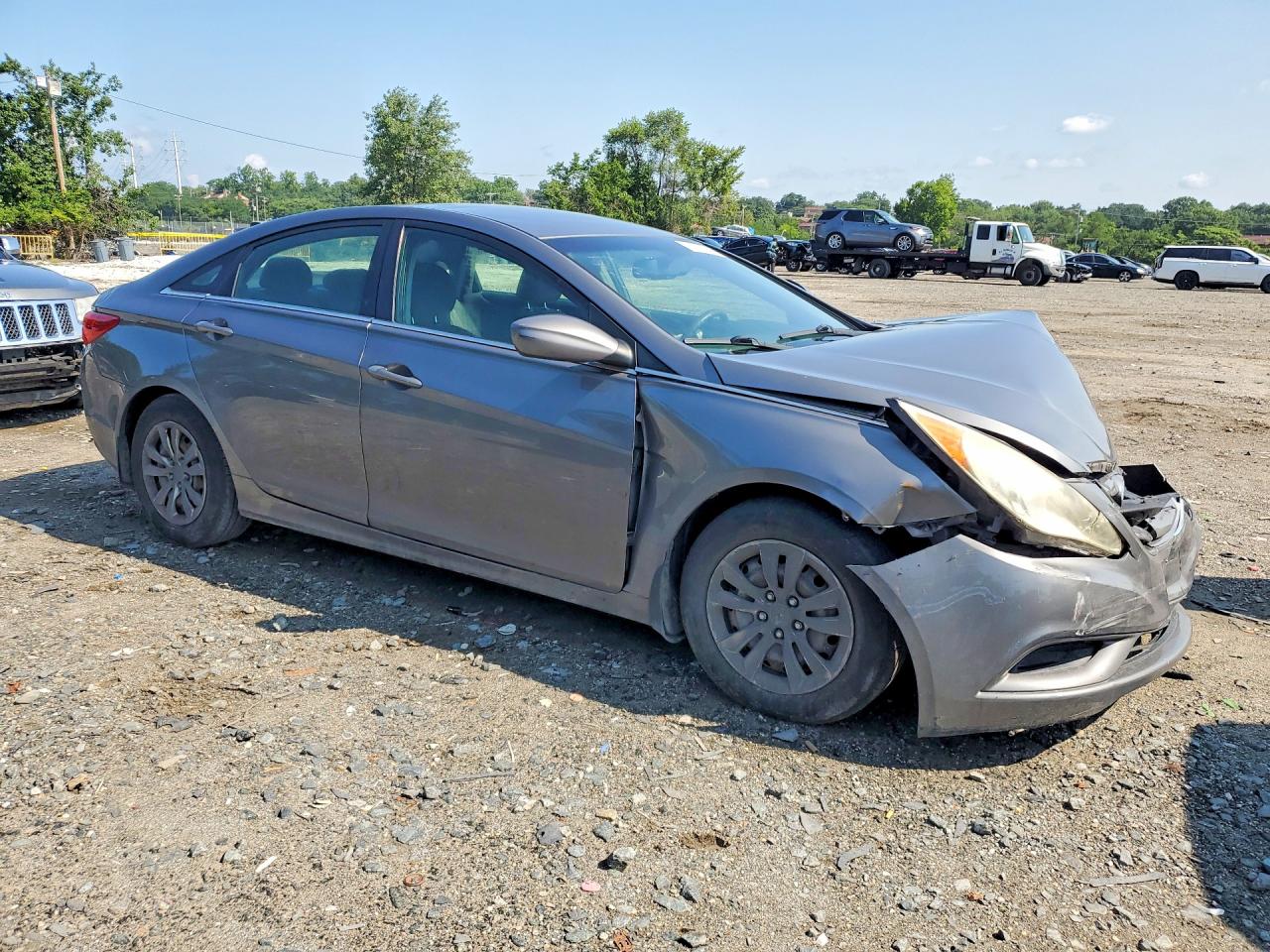 2012 Hyundai Sonata Gls Gray vin: 5NPEB4AC6CH381764