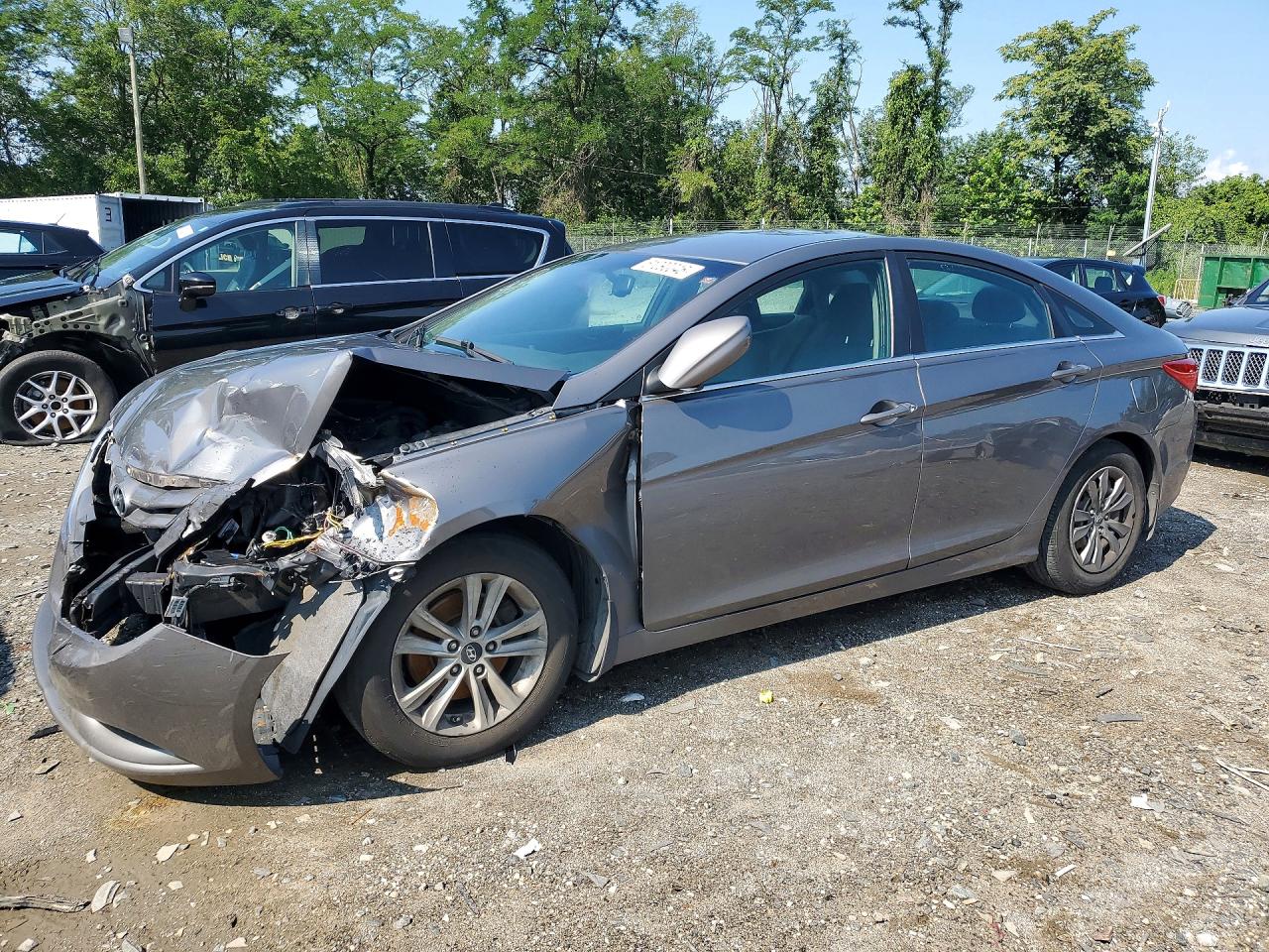 2012 Hyundai Sonata Gls Gray vin: 5NPEB4AC6CH381764