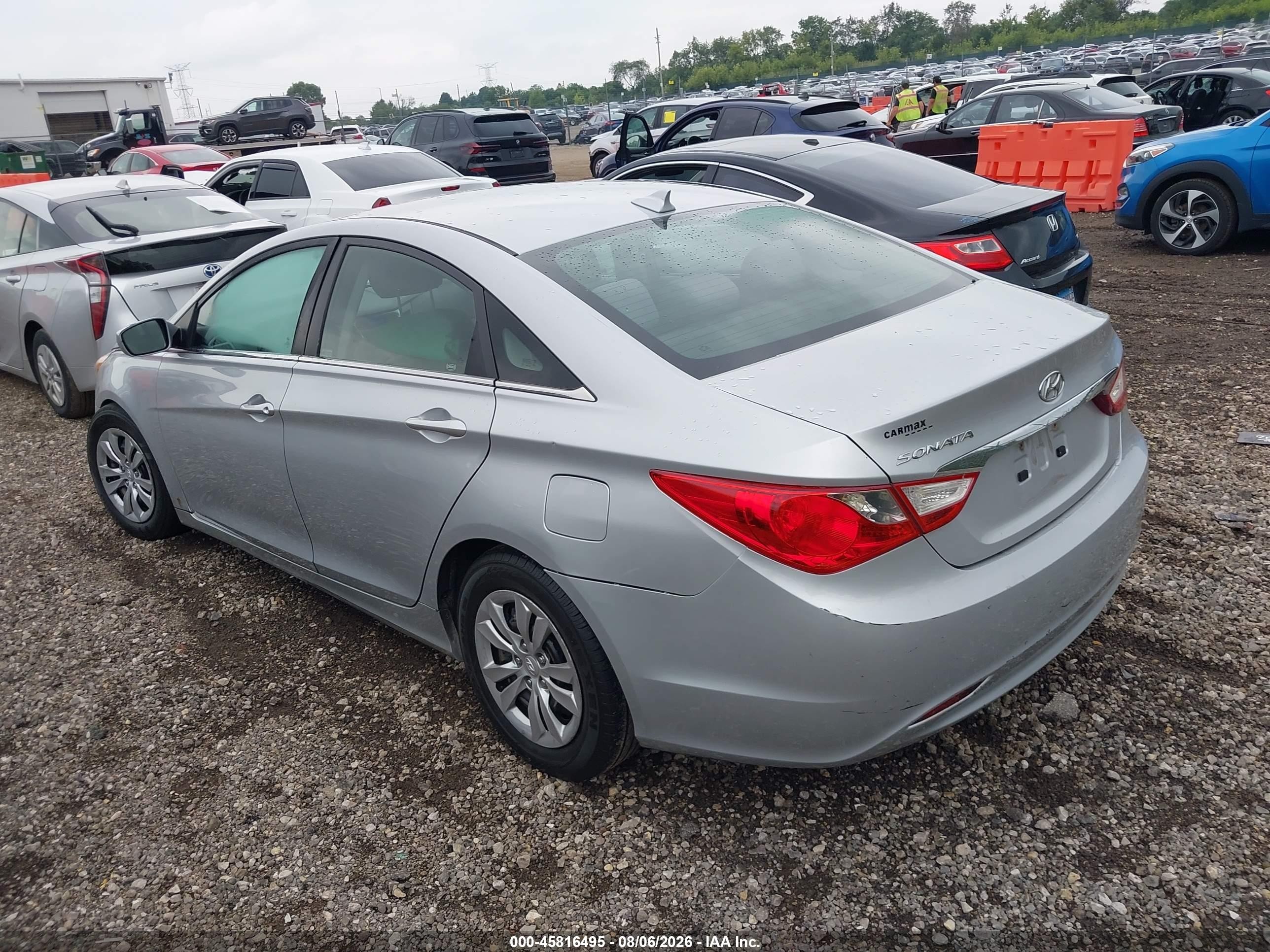 2012 Hyundai Sonata Gls Серебряный vin: 5NPEB4AC6CH388231
