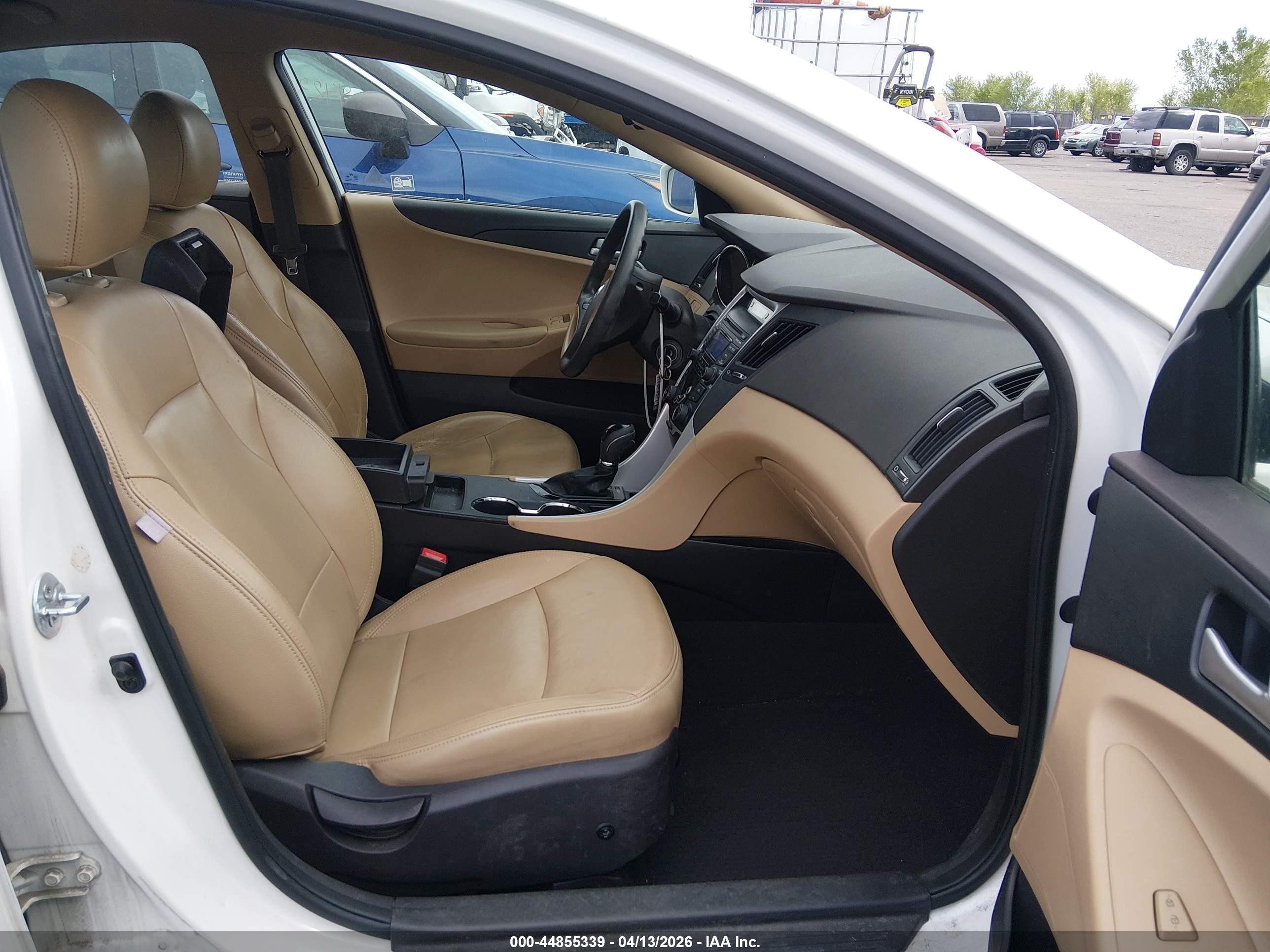 2012 Hyundai Sonata Gls Белый vin: 5NPEB4AC6CH392828