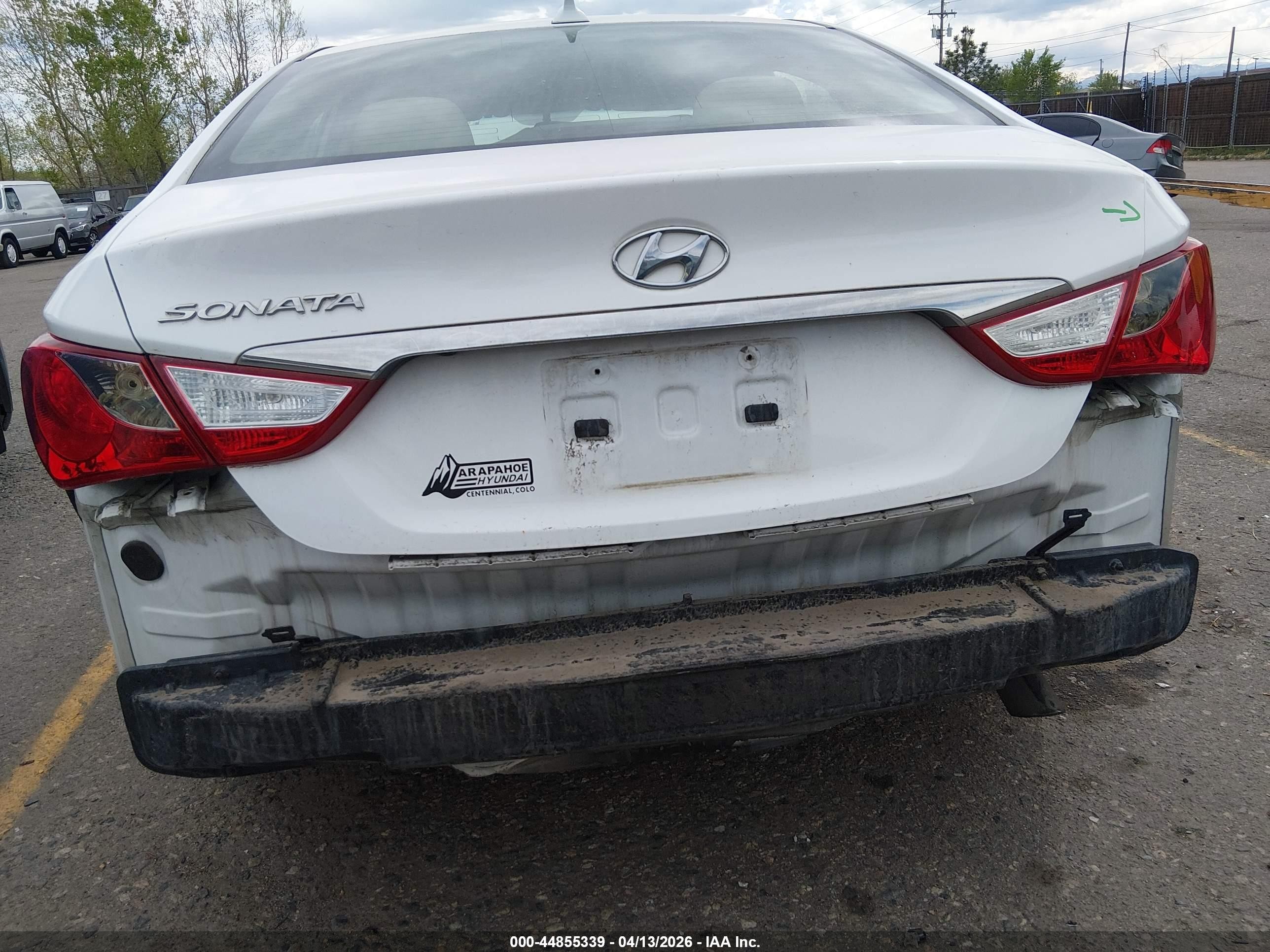 2012 Hyundai Sonata Gls Белый vin: 5NPEB4AC6CH392828