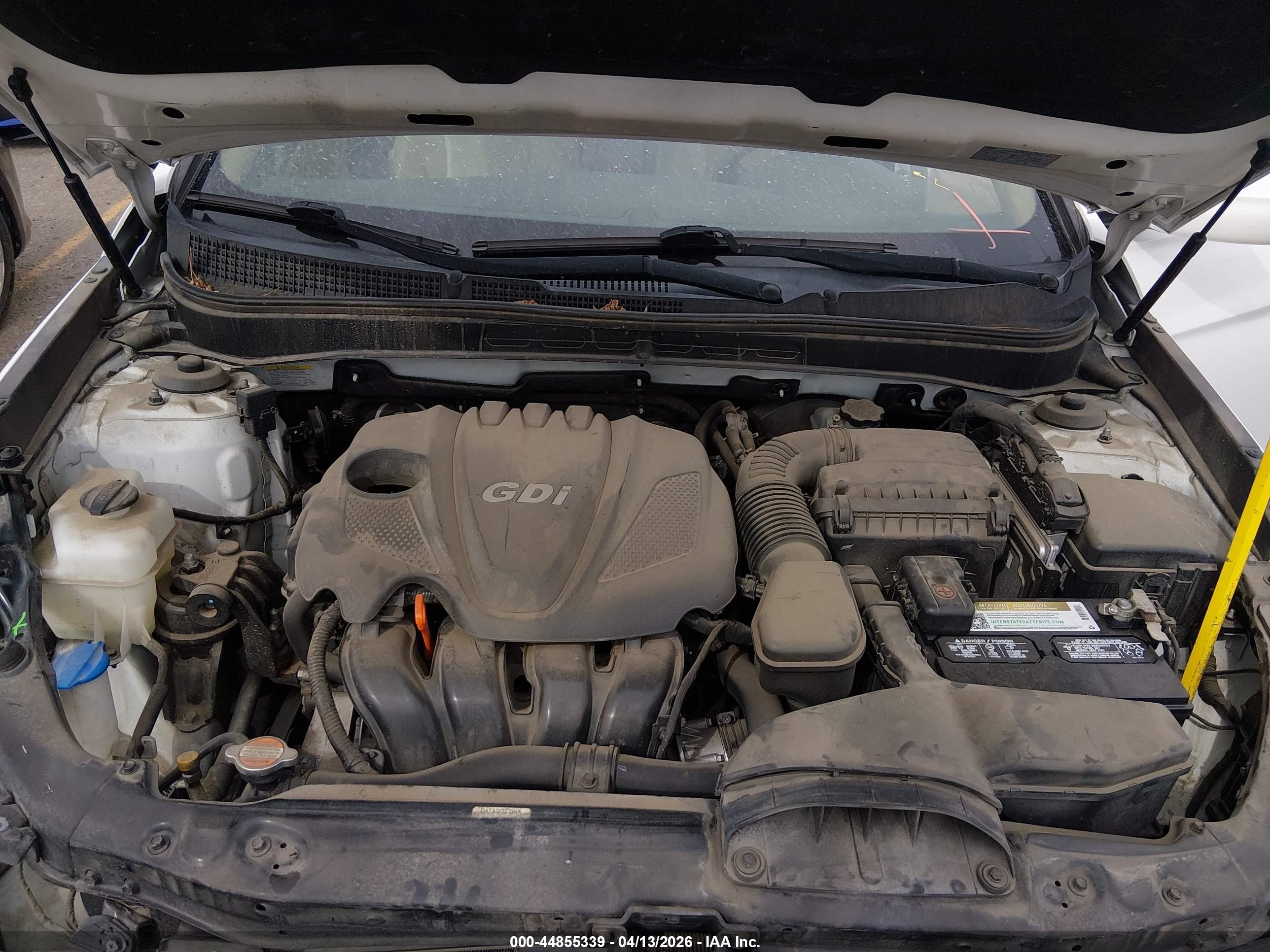 2012 Hyundai Sonata Gls Белый vin: 5NPEB4AC6CH392828