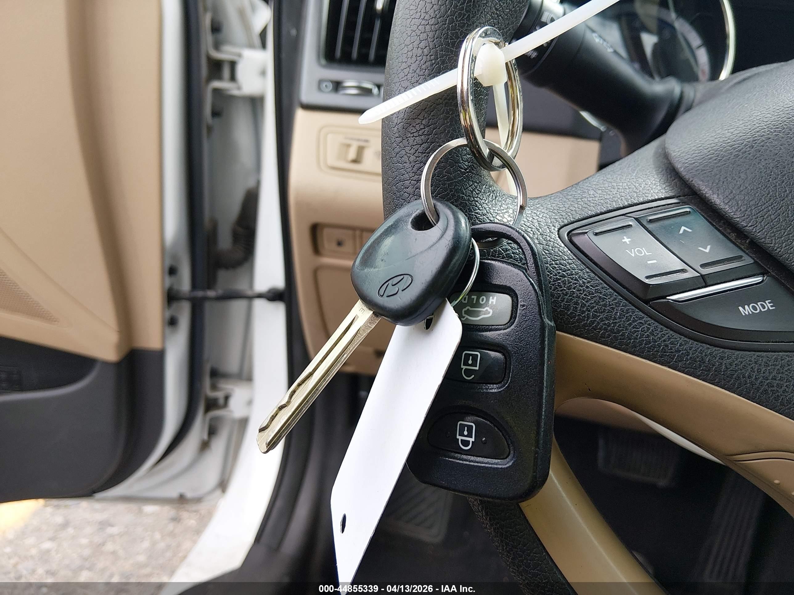 2012 Hyundai Sonata Gls Белый vin: 5NPEB4AC6CH392828