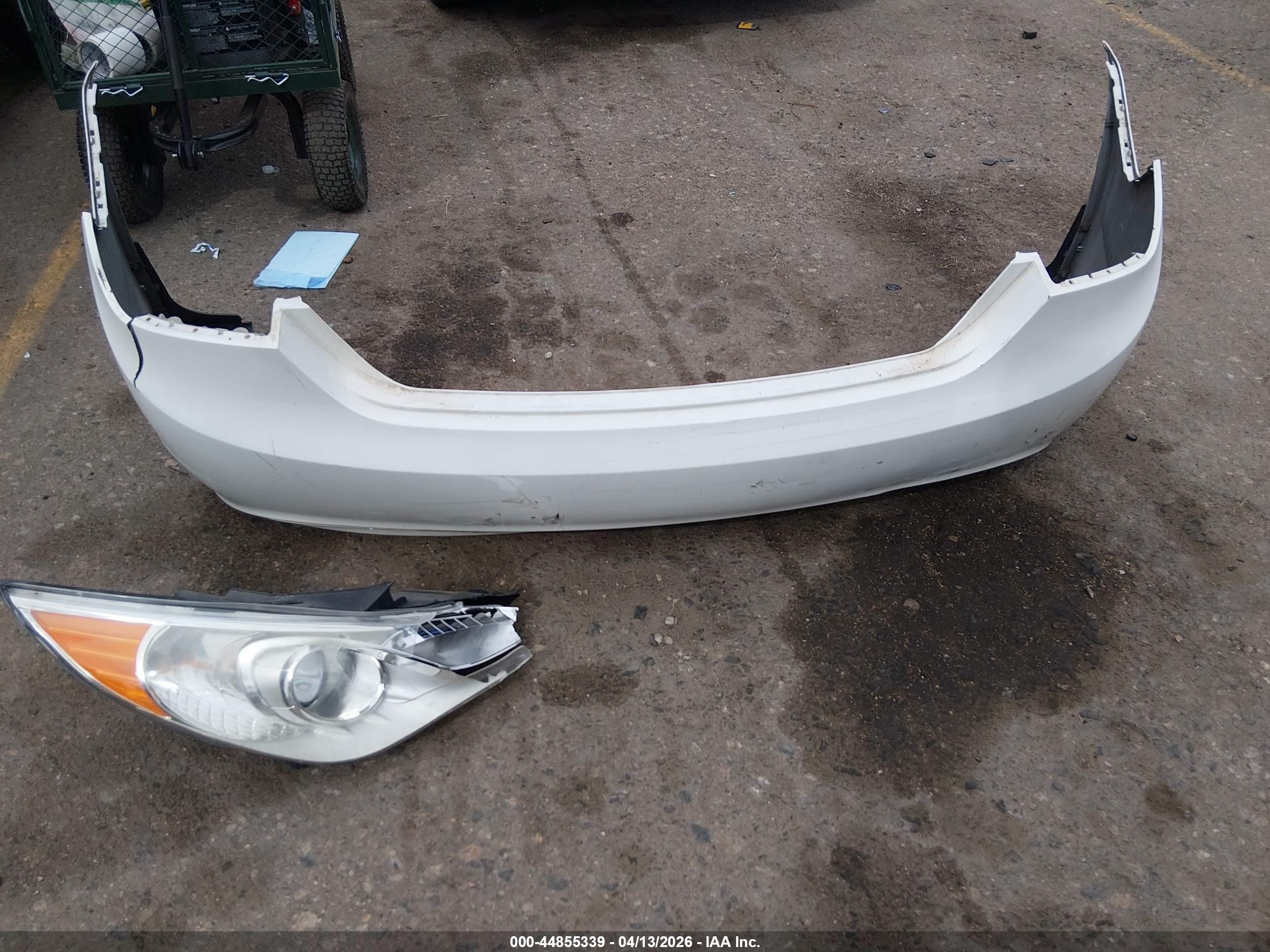 2012 Hyundai Sonata Gls Белый vin: 5NPEB4AC6CH392828