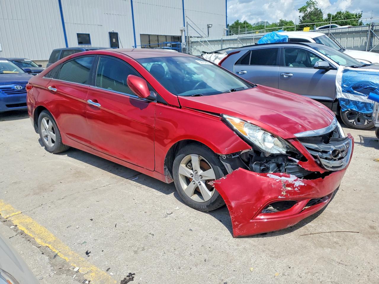 2012 Hyundai Sonata Gls Red vin: 5NPEB4AC6CH397575