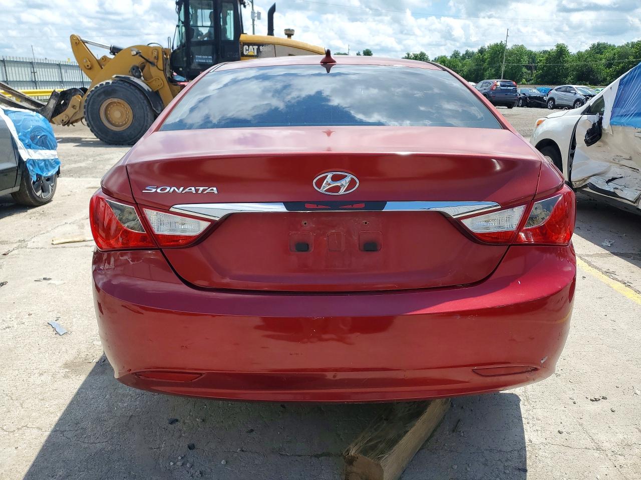 2012 Hyundai Sonata Gls Red vin: 5NPEB4AC6CH397575