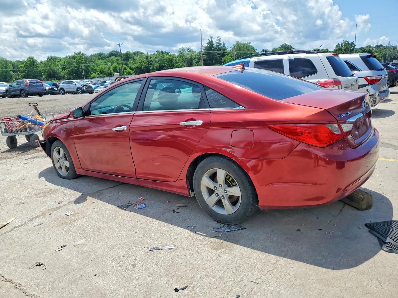 2012 Hyundai Sonata Gls Red vin: 5NPEB4AC6CH397575