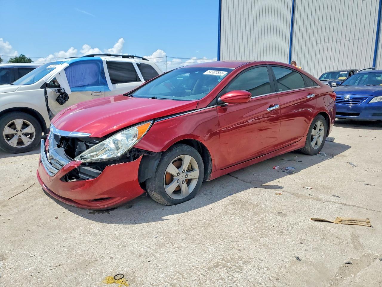 2012 Hyundai Sonata Gls Red vin: 5NPEB4AC6CH397575