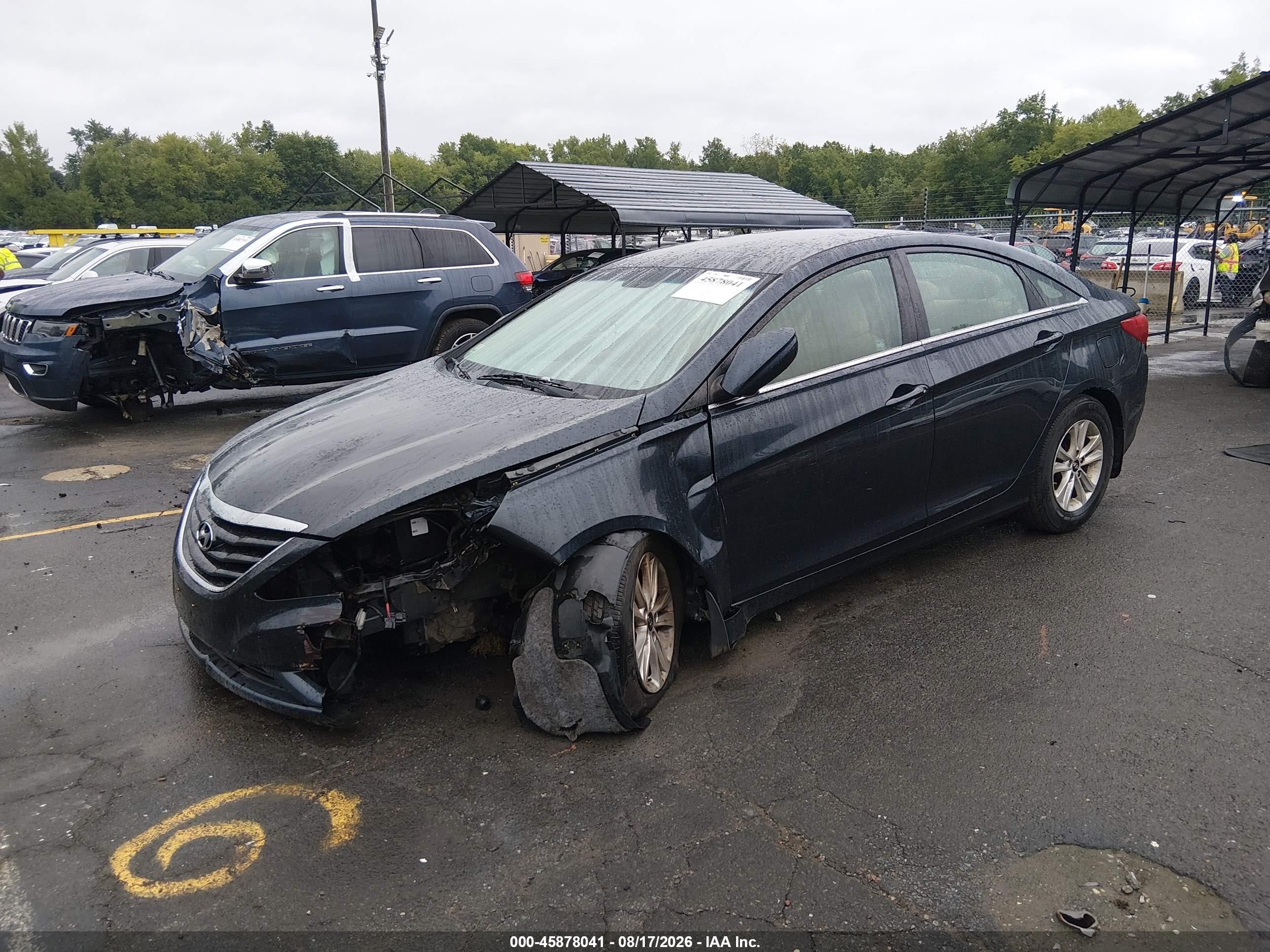 2012 Hyundai Sonata Gls Blue vin: 5NPEB4AC6CH415721